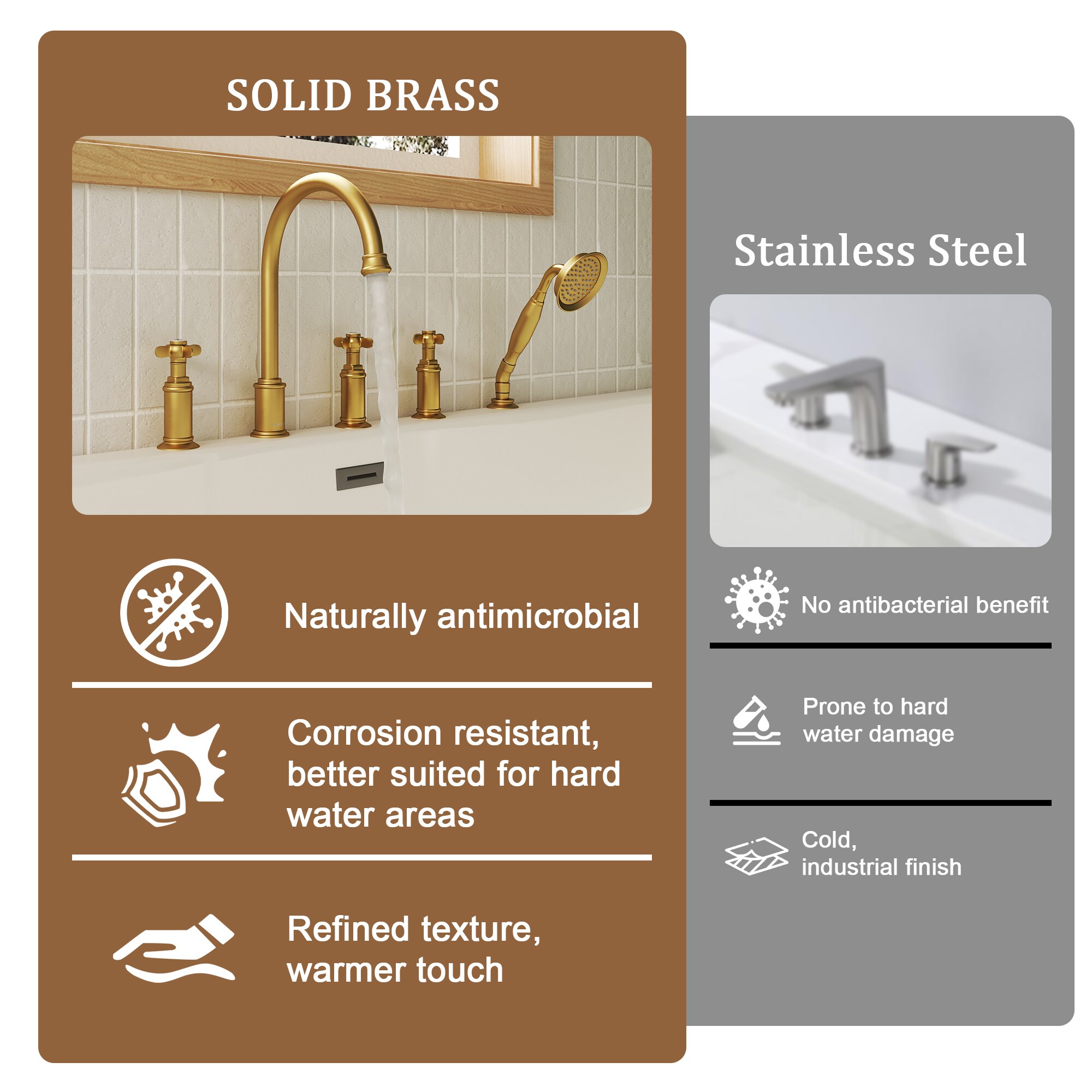 CASAINC BR02005DMBG Roman-Tub-Faucets - View #10