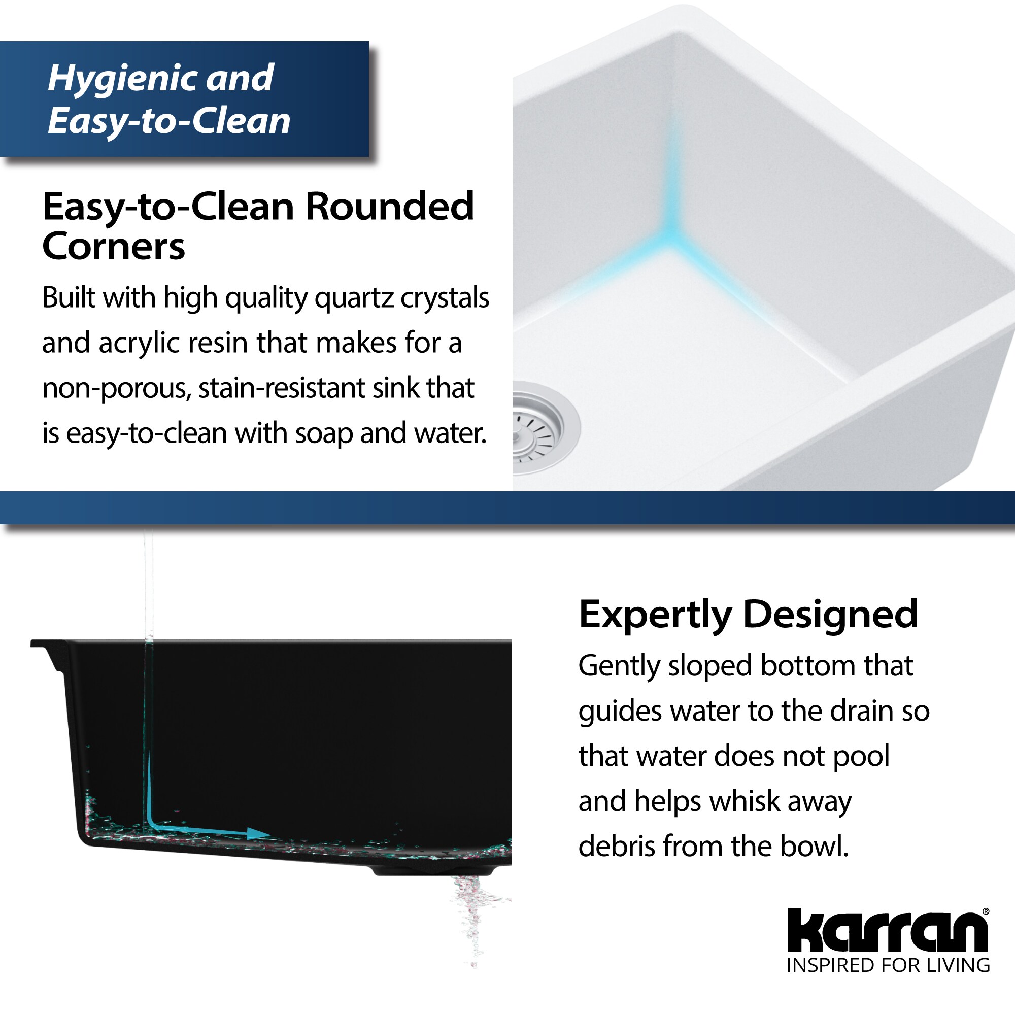 Karran QU-820-WH Kitchen-Sinks - View #7