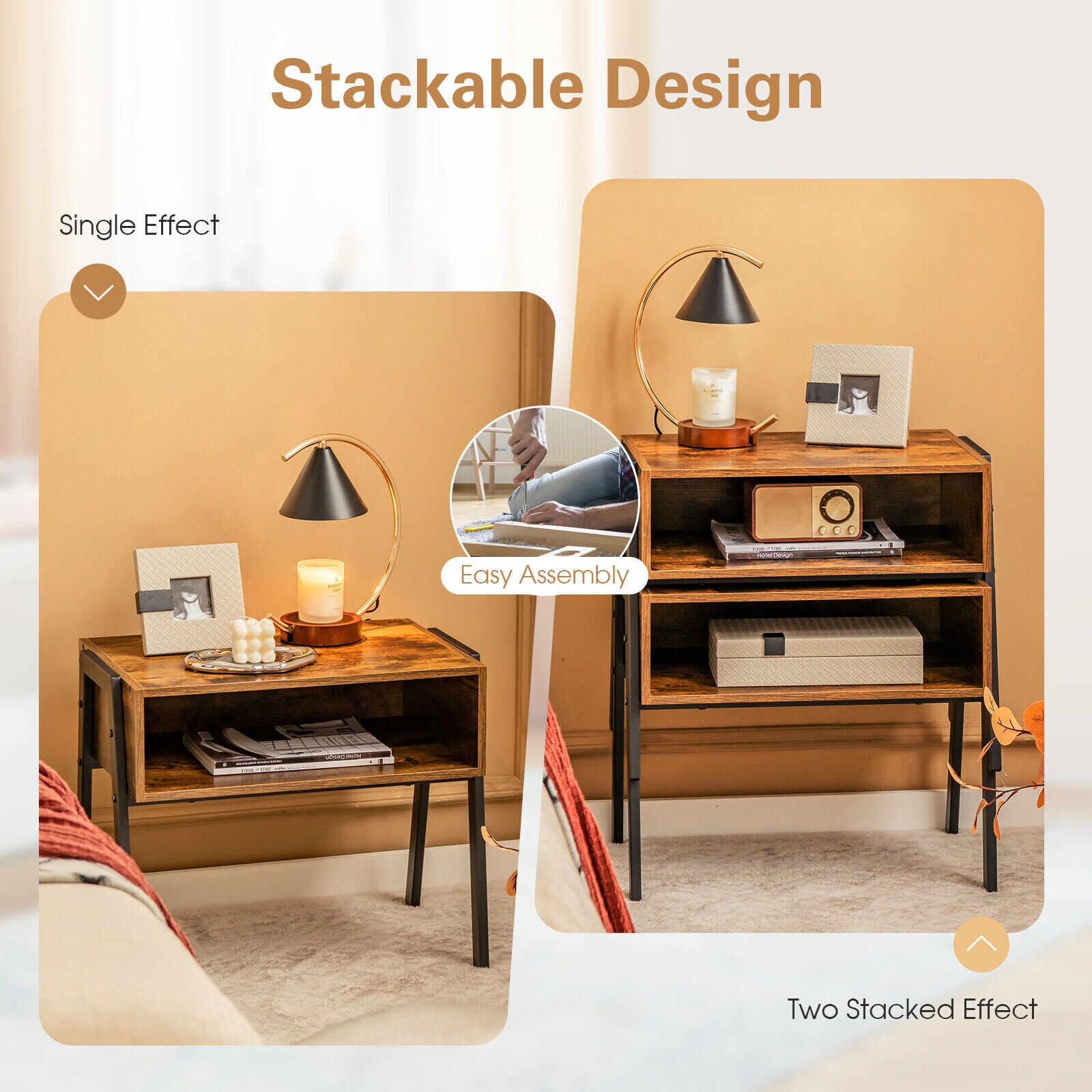 Volenca VOL-RSTILR nightstands - View #6