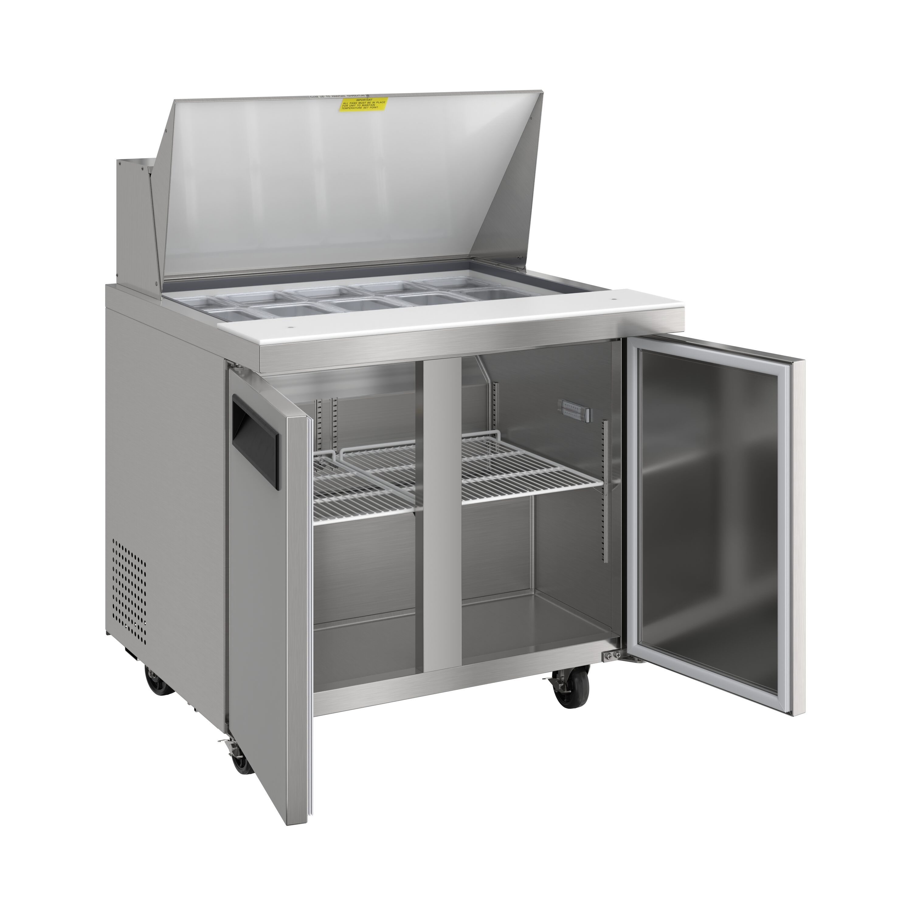 KoolMore LOW-KM-MPTR36-2D Refrig-Prep-Tables - View #13