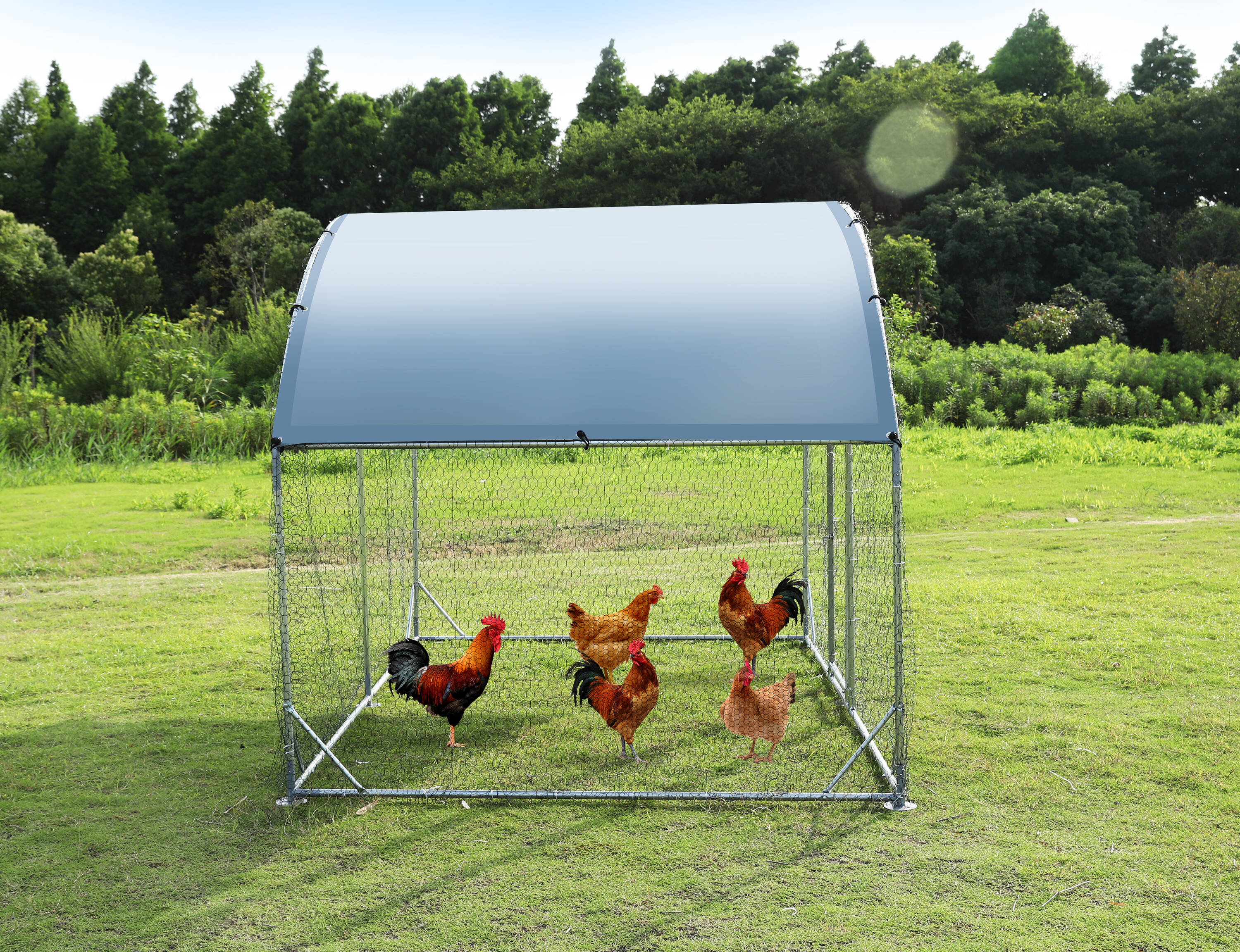 Kahomvis ODP-QPW1-494 Chicken-Coops-Rabbit-Hutches - View #3