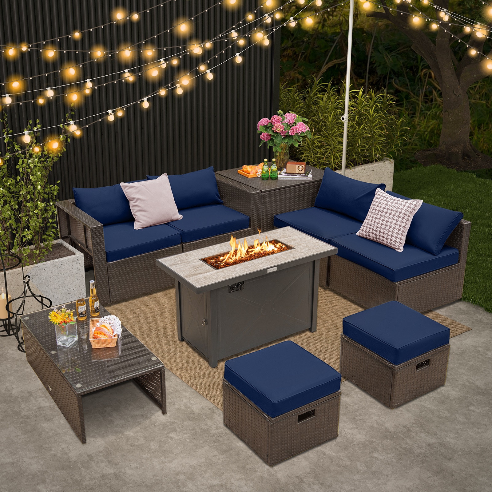 Sumyeg CEW-HY3615DBOR Patio-Conversation-Sets - View #3