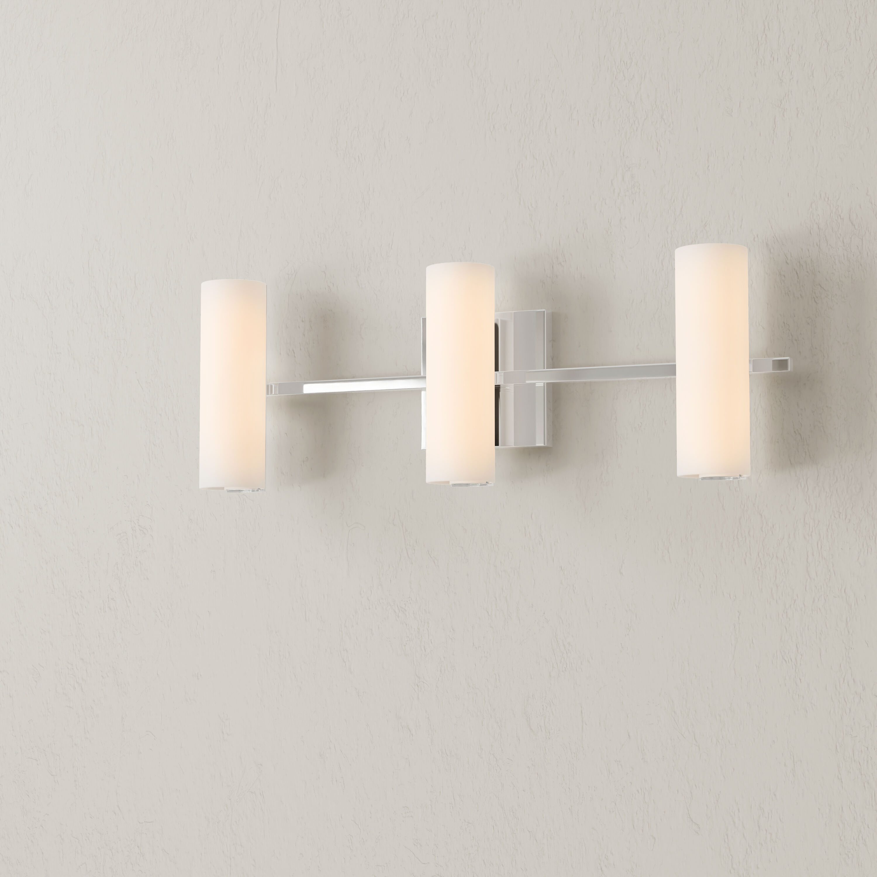 Progress Lighting P300187-015-30 Colonnade LED 22-in 3 -Light Polished Chrome Integrated LED Modern/contemporary Vanity light