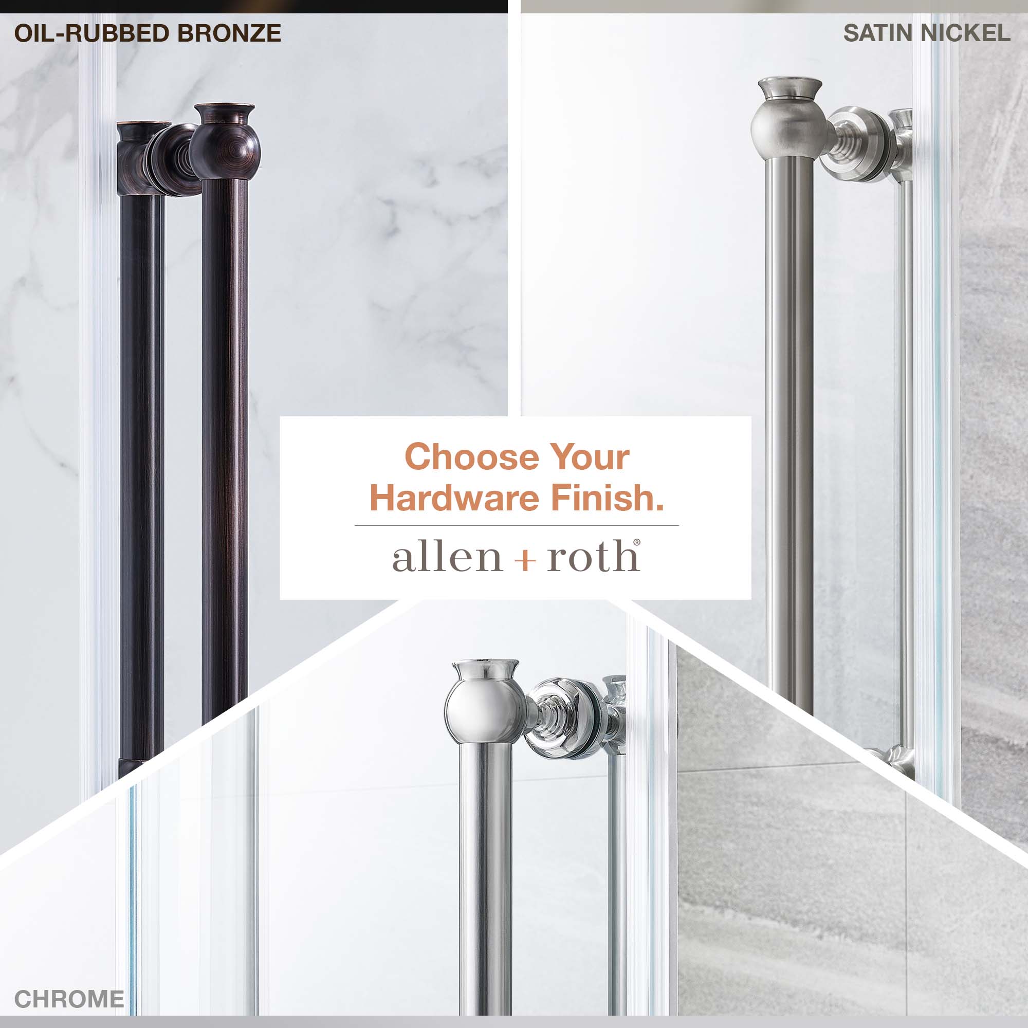 allen + roth ELLUM-SC-60GP-CH Shower-Doors - View #13