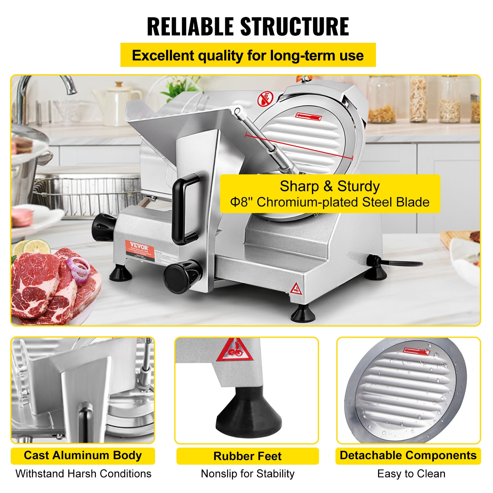 VEVOR YCB8240W8110V4GL4V1 Food-Slicers - View #6