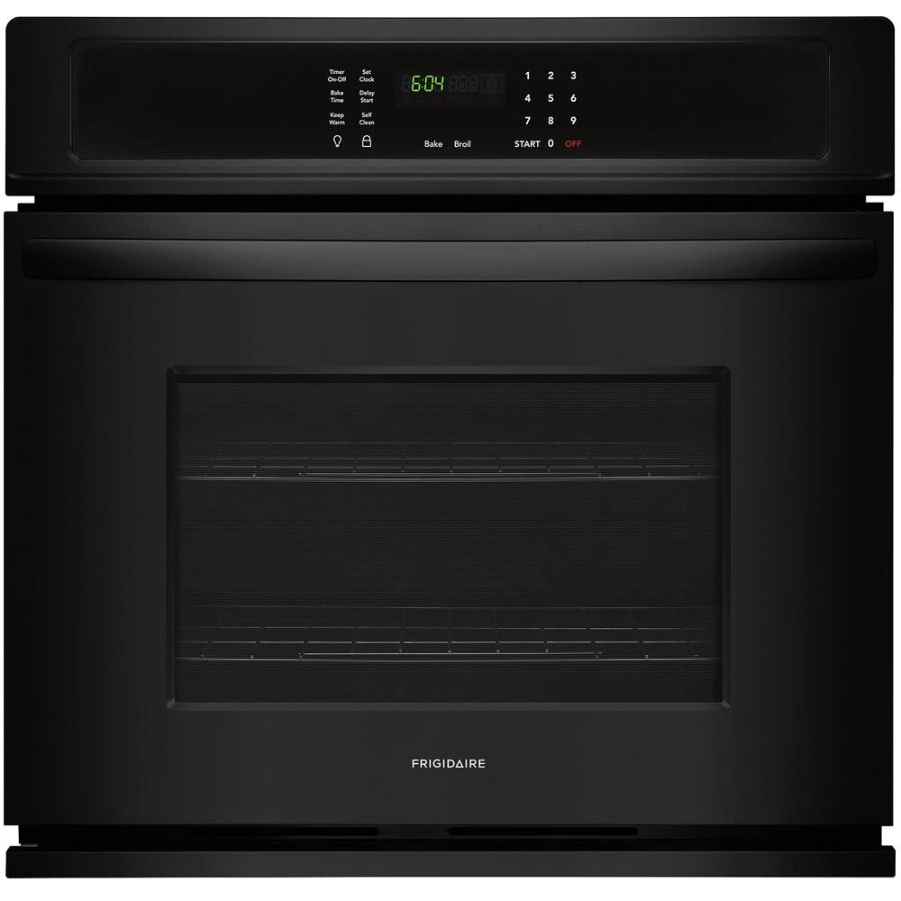 Frigidaire 30-in Self-Cleaning Single Electric Wall Oven (Black) In The ...