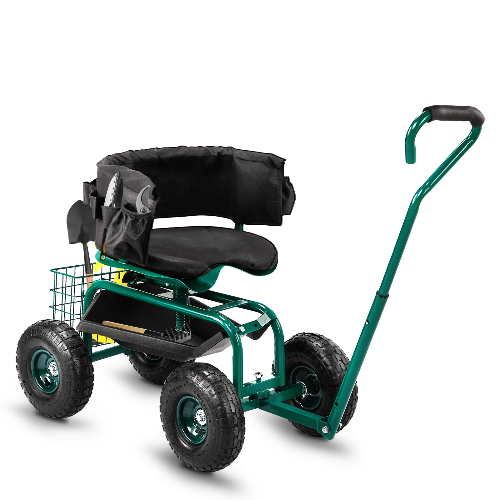 Outopee LO1G54000094 2-cu ft Steel Yard Cart