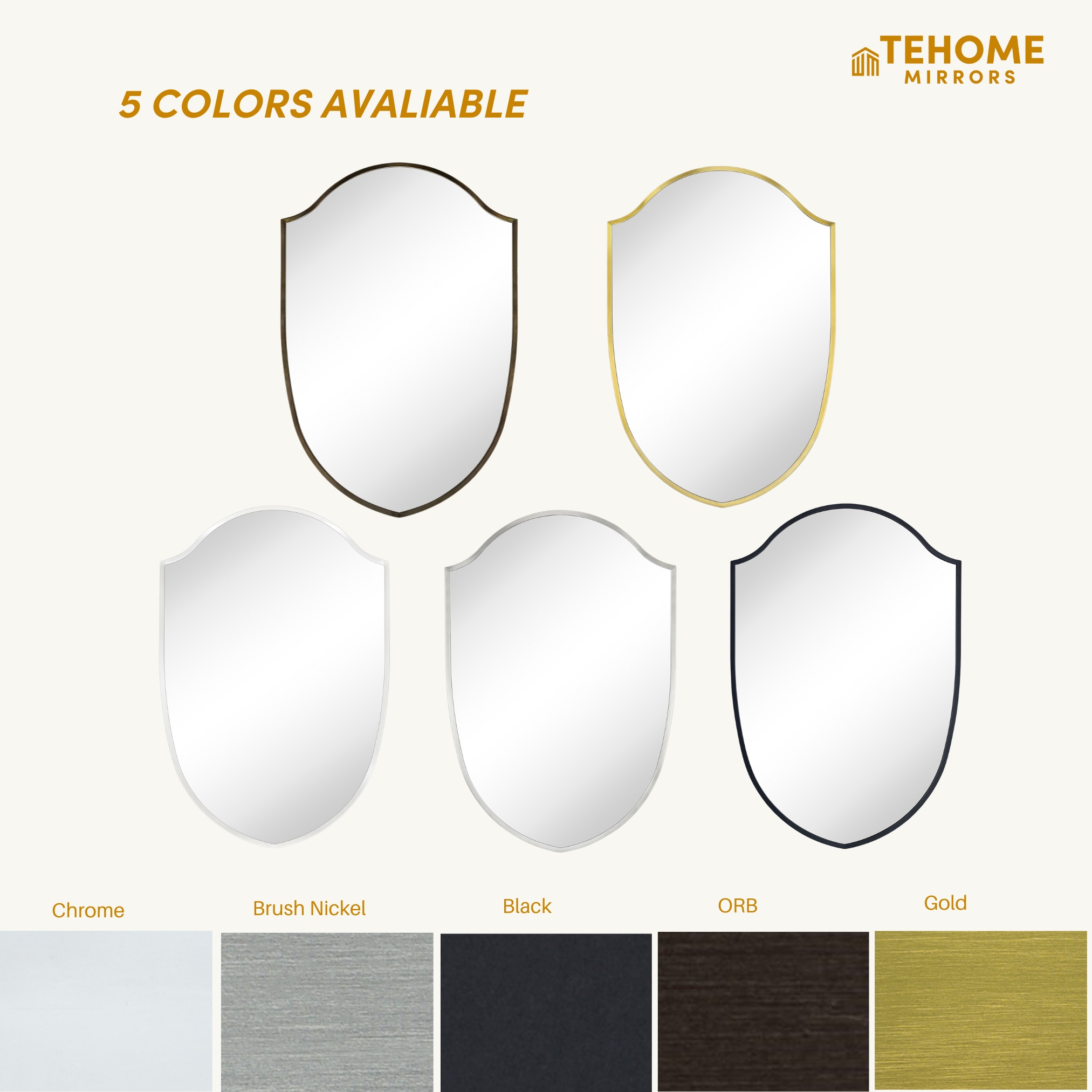 TEHOME GC-XY008 Framed-Bath-Mirrors - View #4
