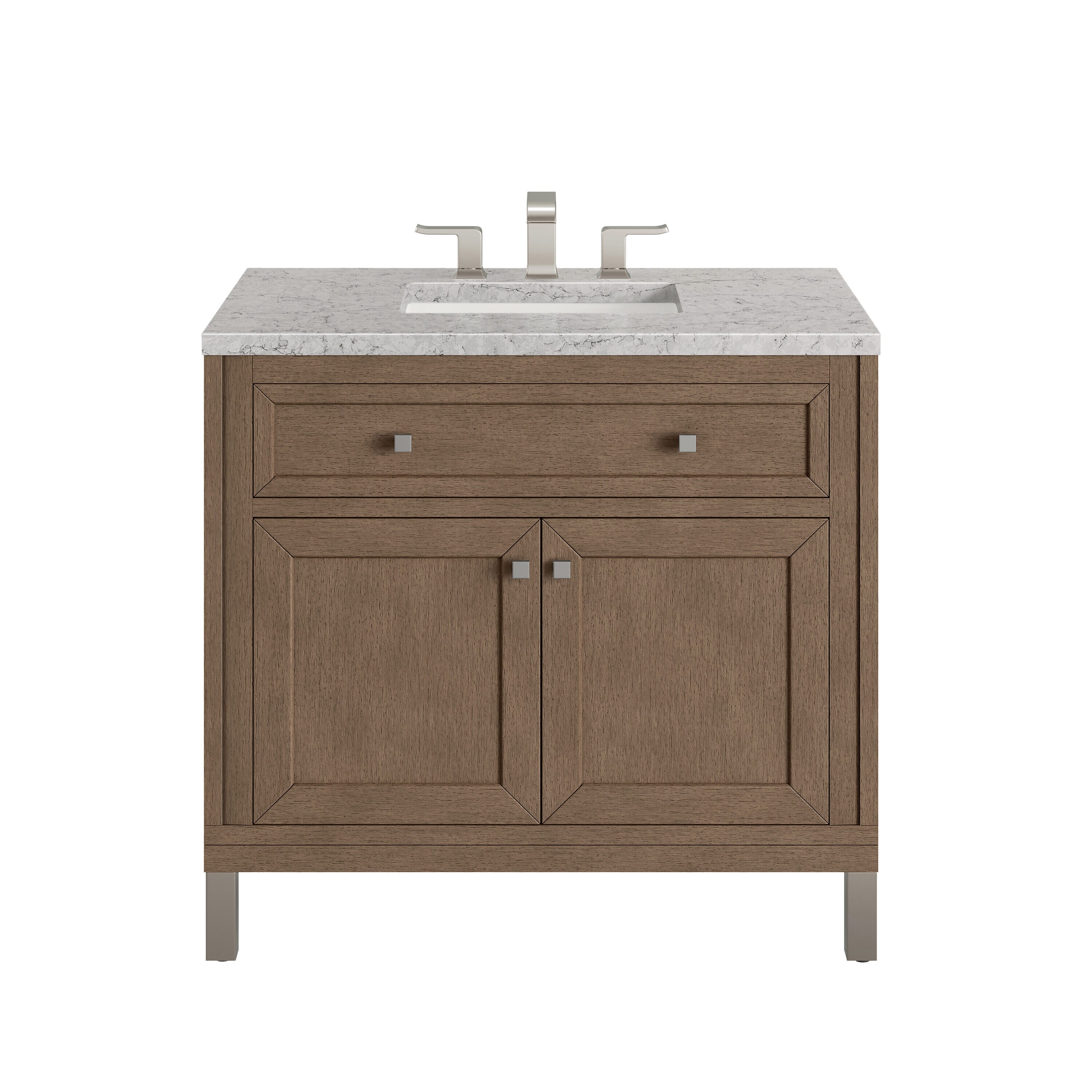 James Martin Vanities 305-V36-WWW-3EJP Bath-Vanity-Combo - View #2