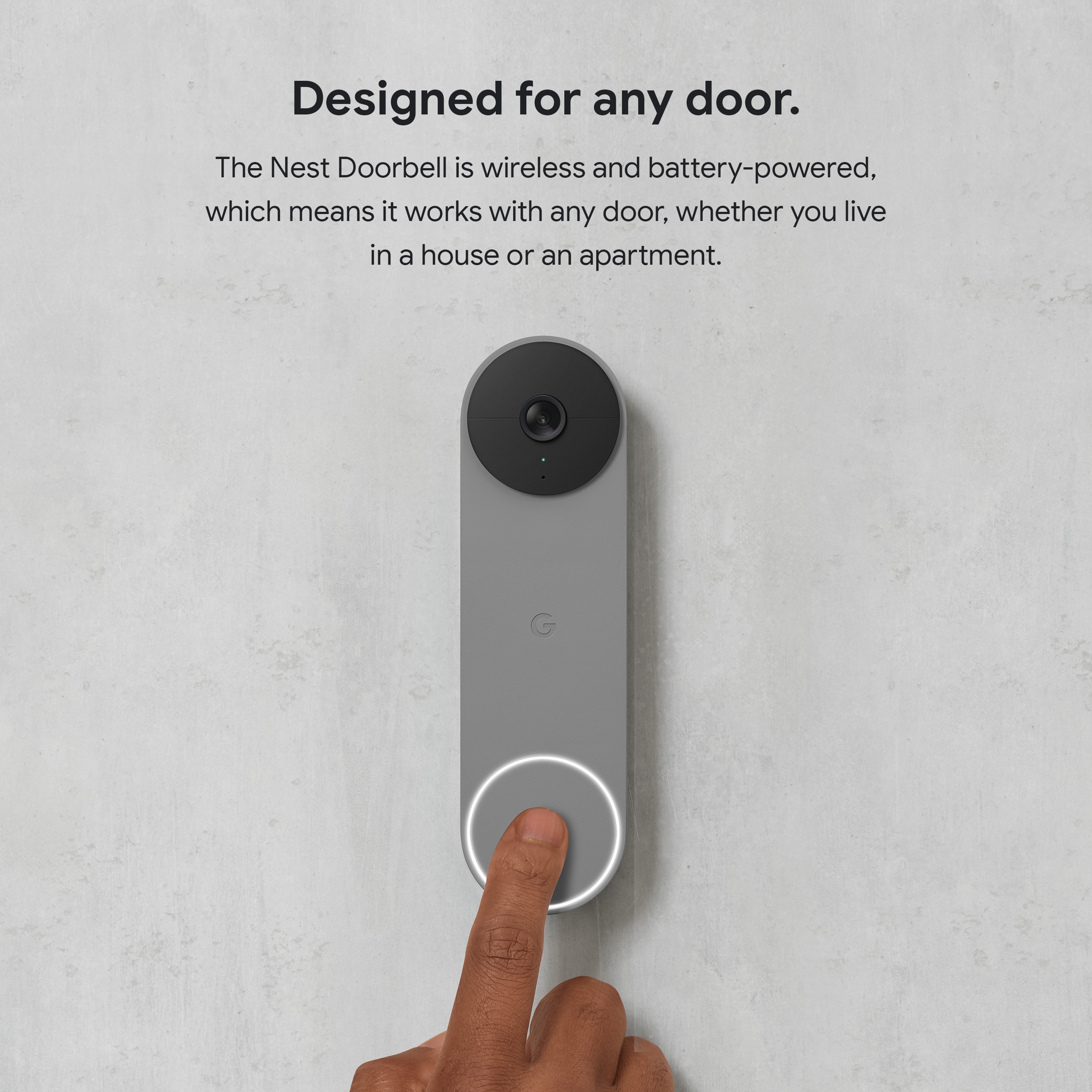 nest doorbell ash