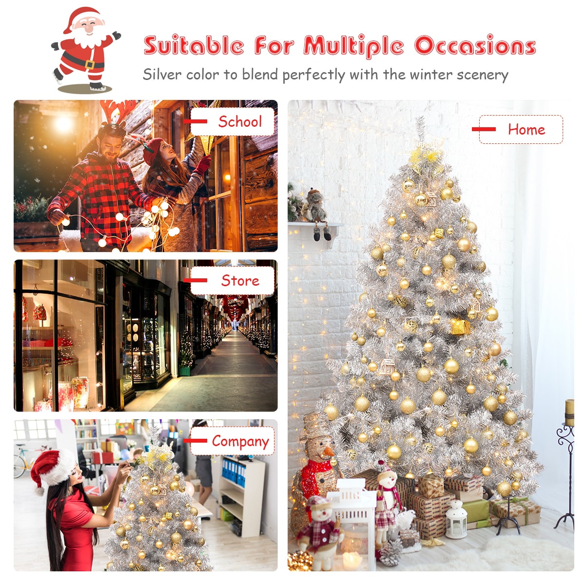 Forclover HYFW-TR826 Artificial-Christmas-Trees - View #7