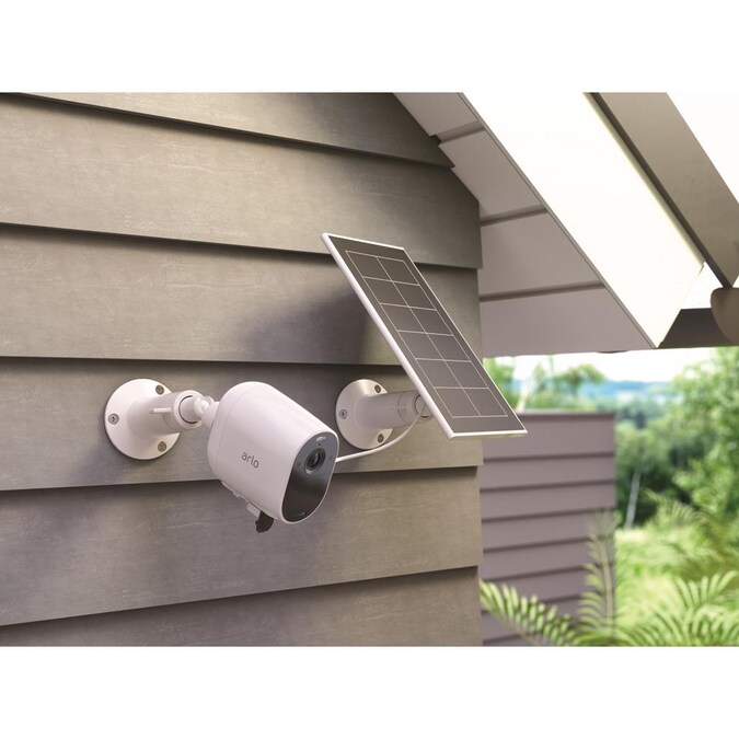 Arlo Essential Solar Panel Charger White Accessory Kit in the Security Camera Accessories