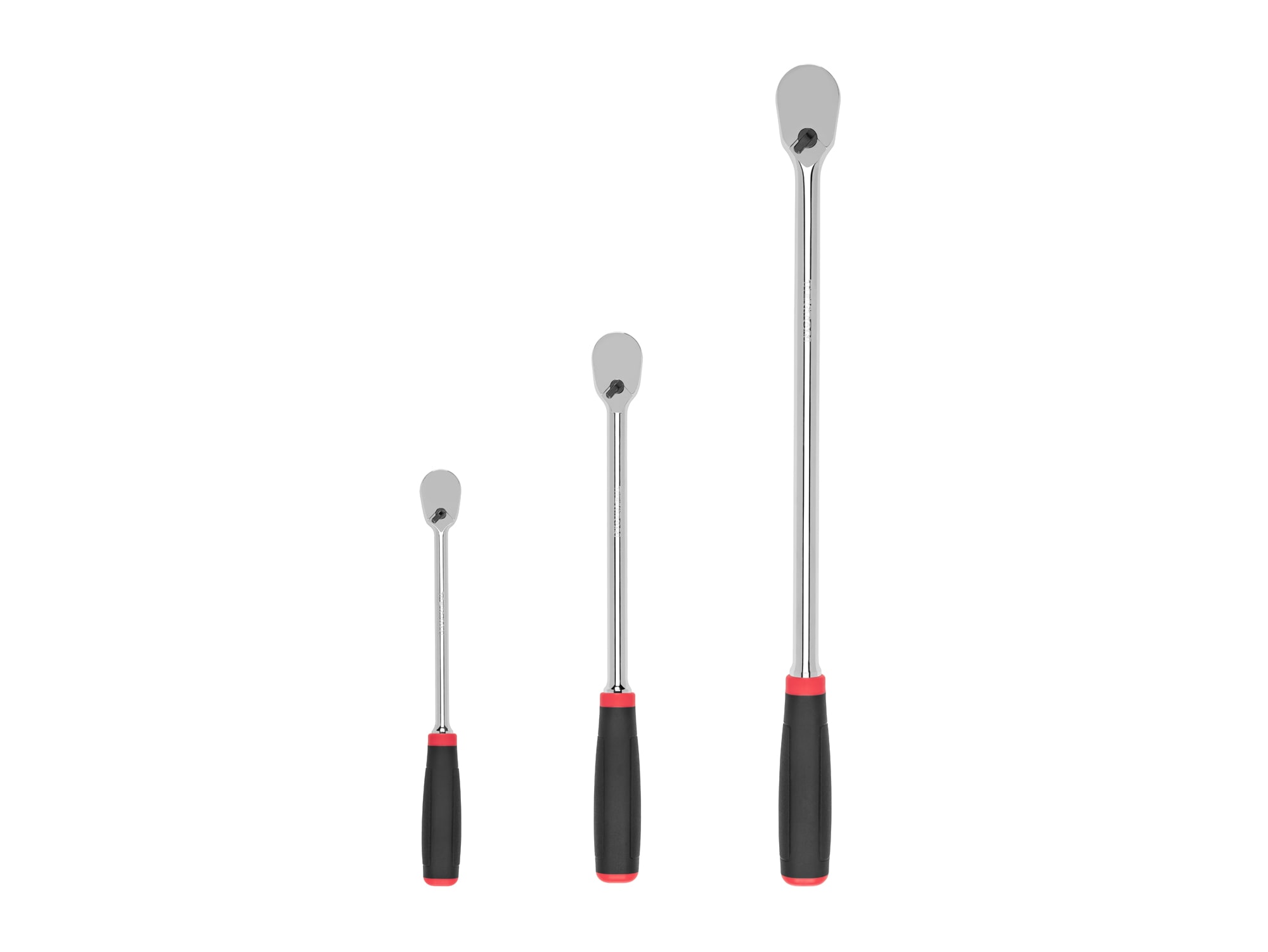 TEKTON 3-Piece 90-Tooth 1/2-in, 3/8-in, 1/4-in Drive Comfort Grip Handle Ratchet Set SRH99004 Sansujyuku sansujyuku.com