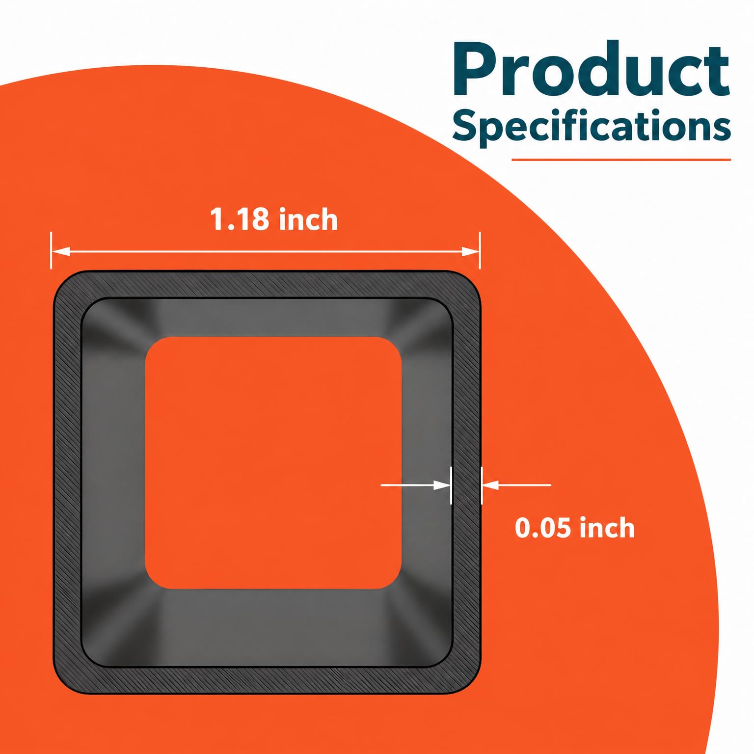 Etokfoks 72 in Metal Indoor Handrail for Cable Railing System Wall ...