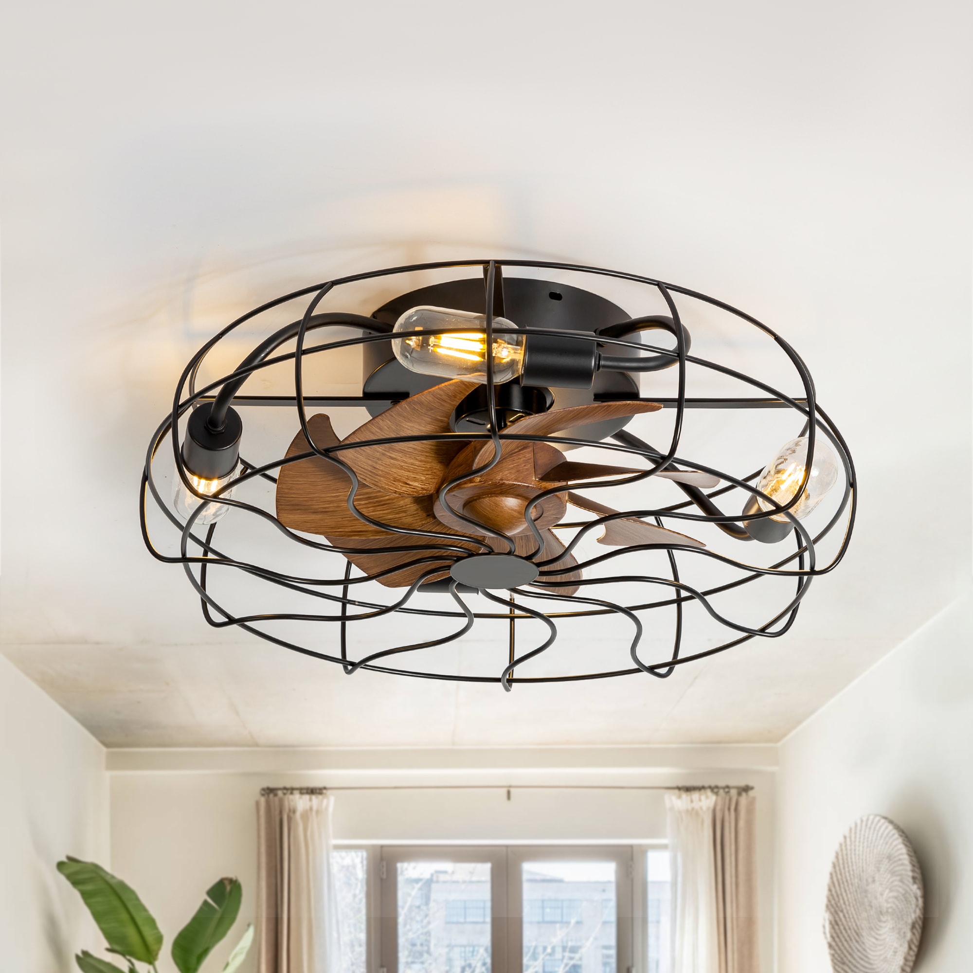Led pendant fan hotsell