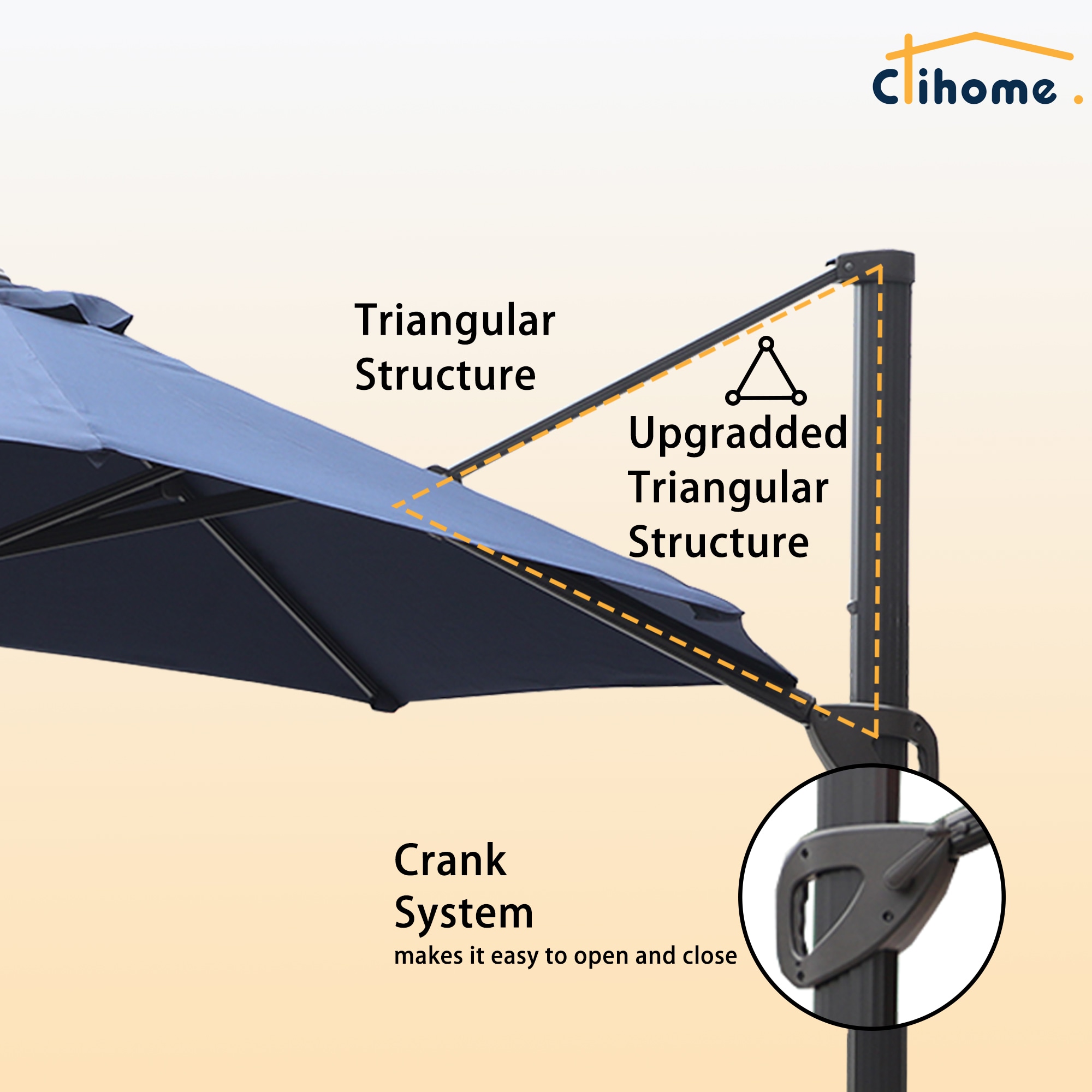 Clihome EDBL-UM1621002KK Umbrellas-2 - View #8