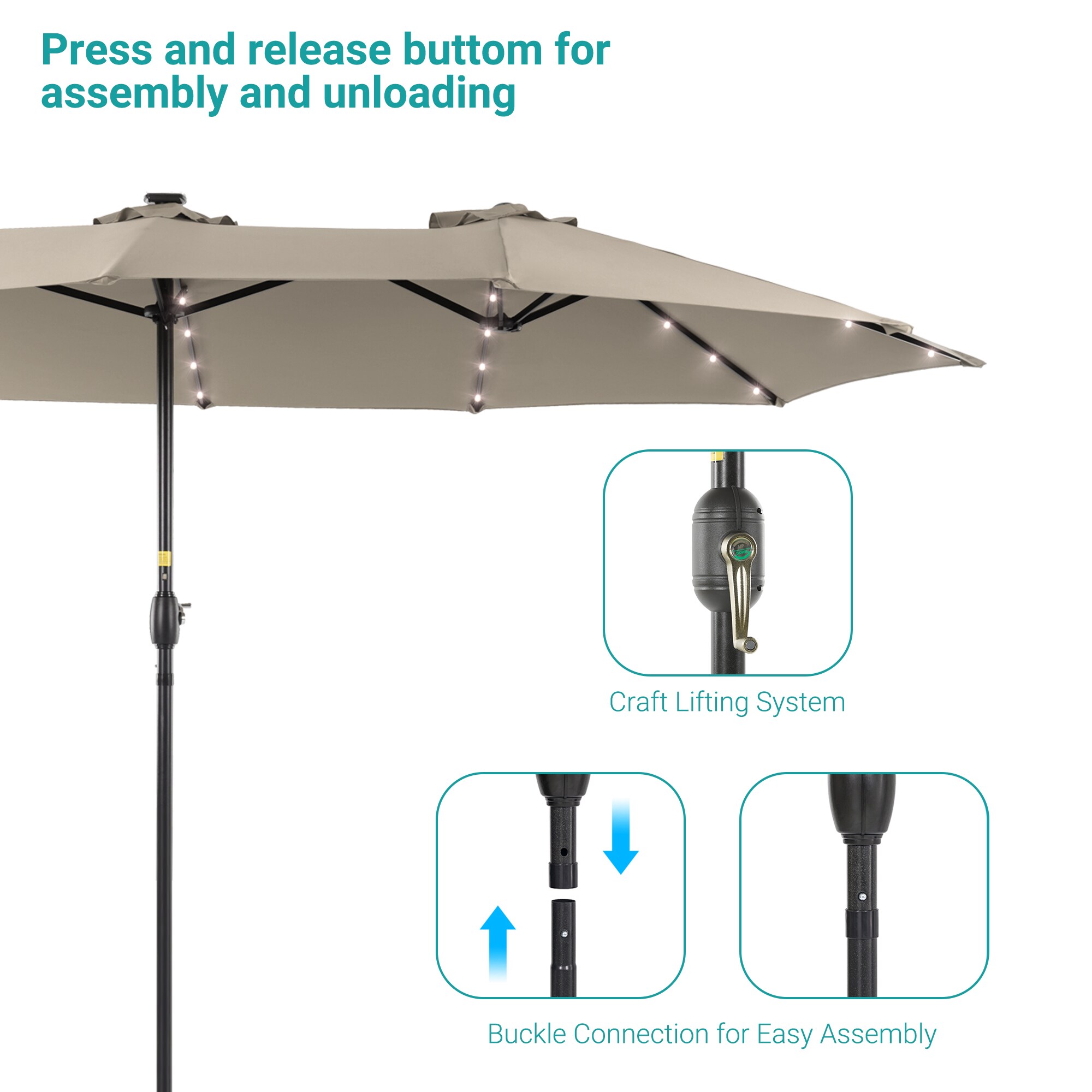 Sonkuki SD-SM-LED460SD Umbrellas-2 - View #4