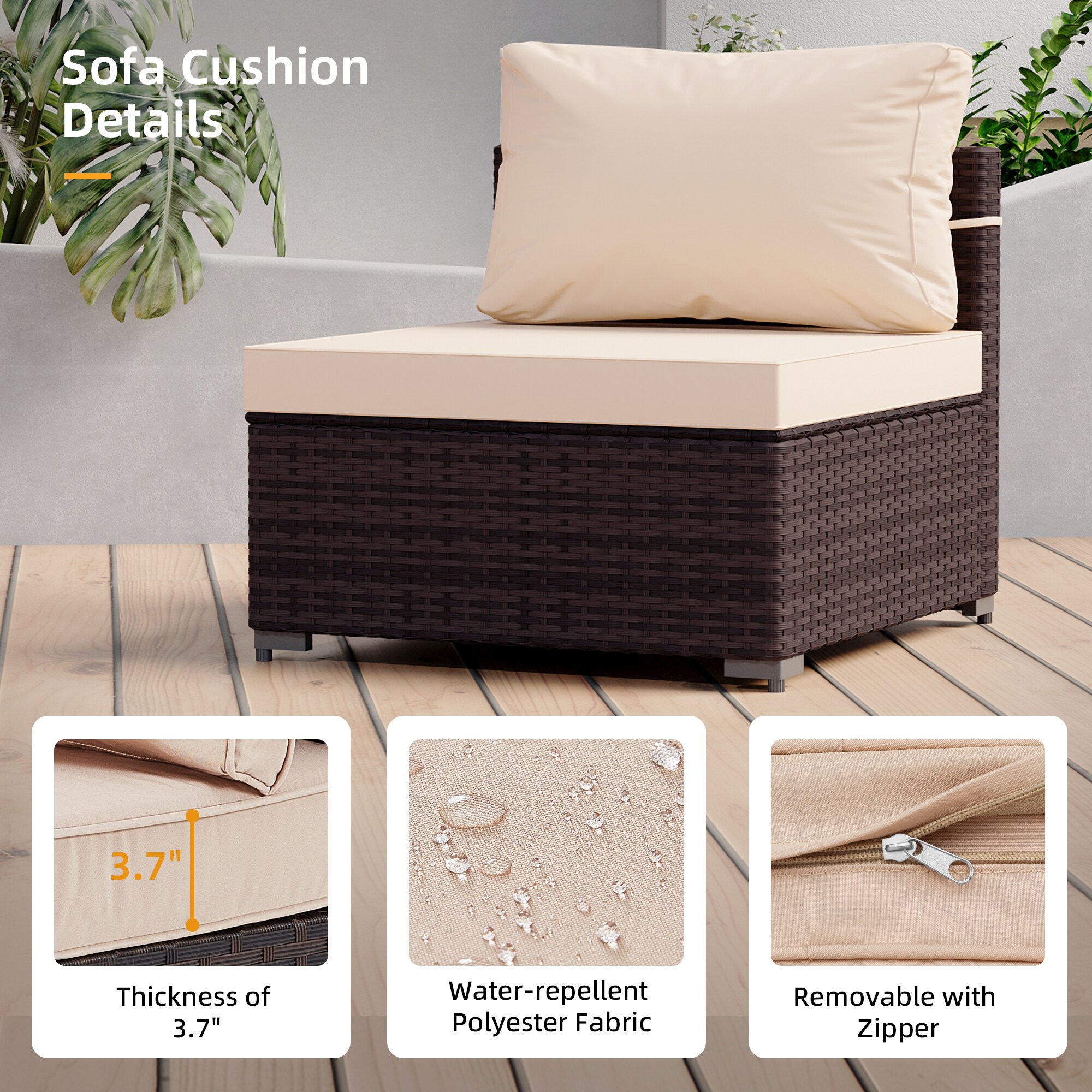 Patio Watcher TBSF-AB3C43BR-BE Patio-Conversation-Sets - View #5