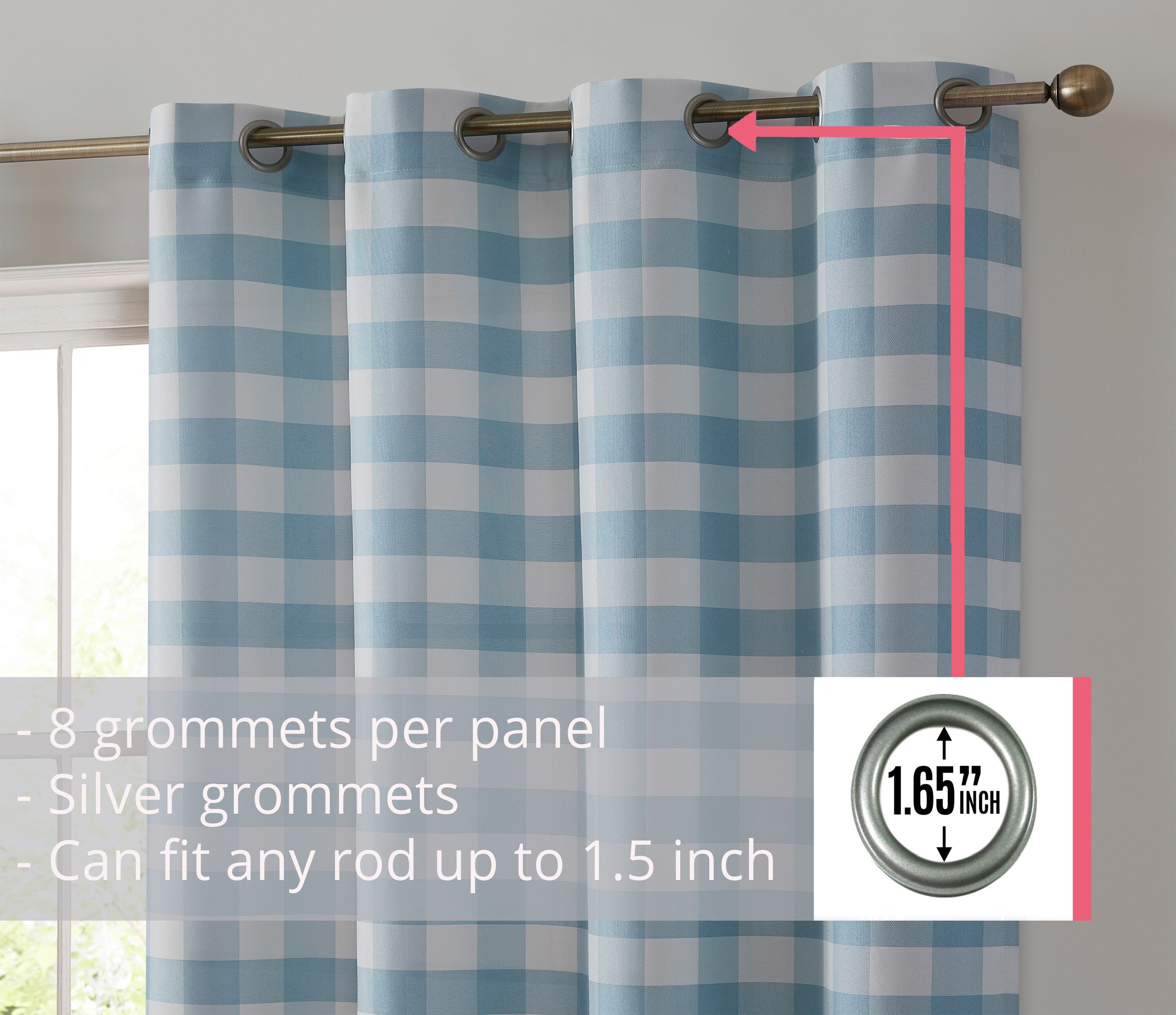 HLC.me ANDRSN-FARMBL63 curtains - View #2