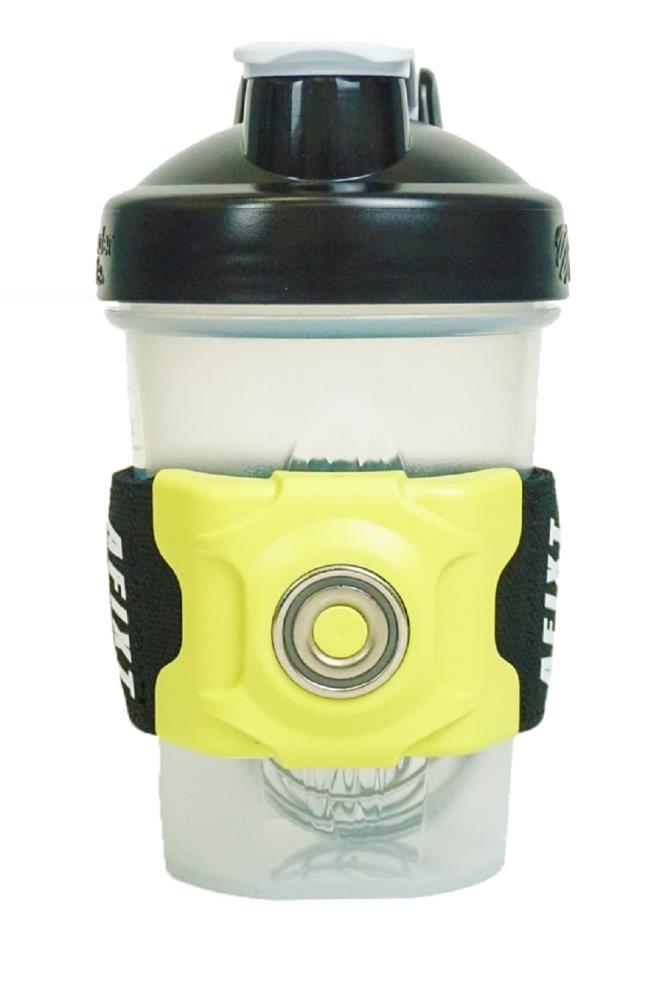 neon yellow water bottle cage