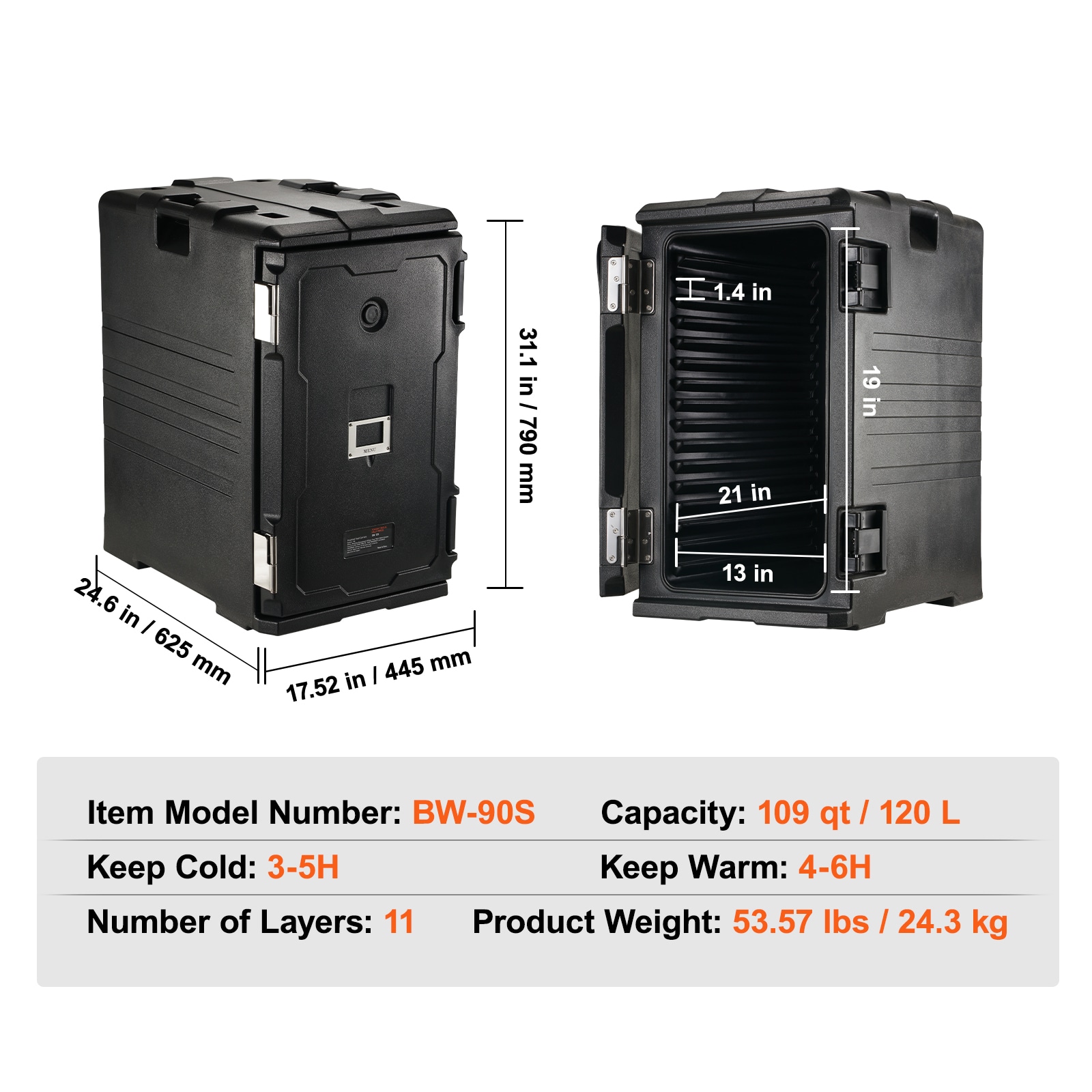 VEVOR SCSPBW120-A102514V0 Food-Storage-Containers - View #7