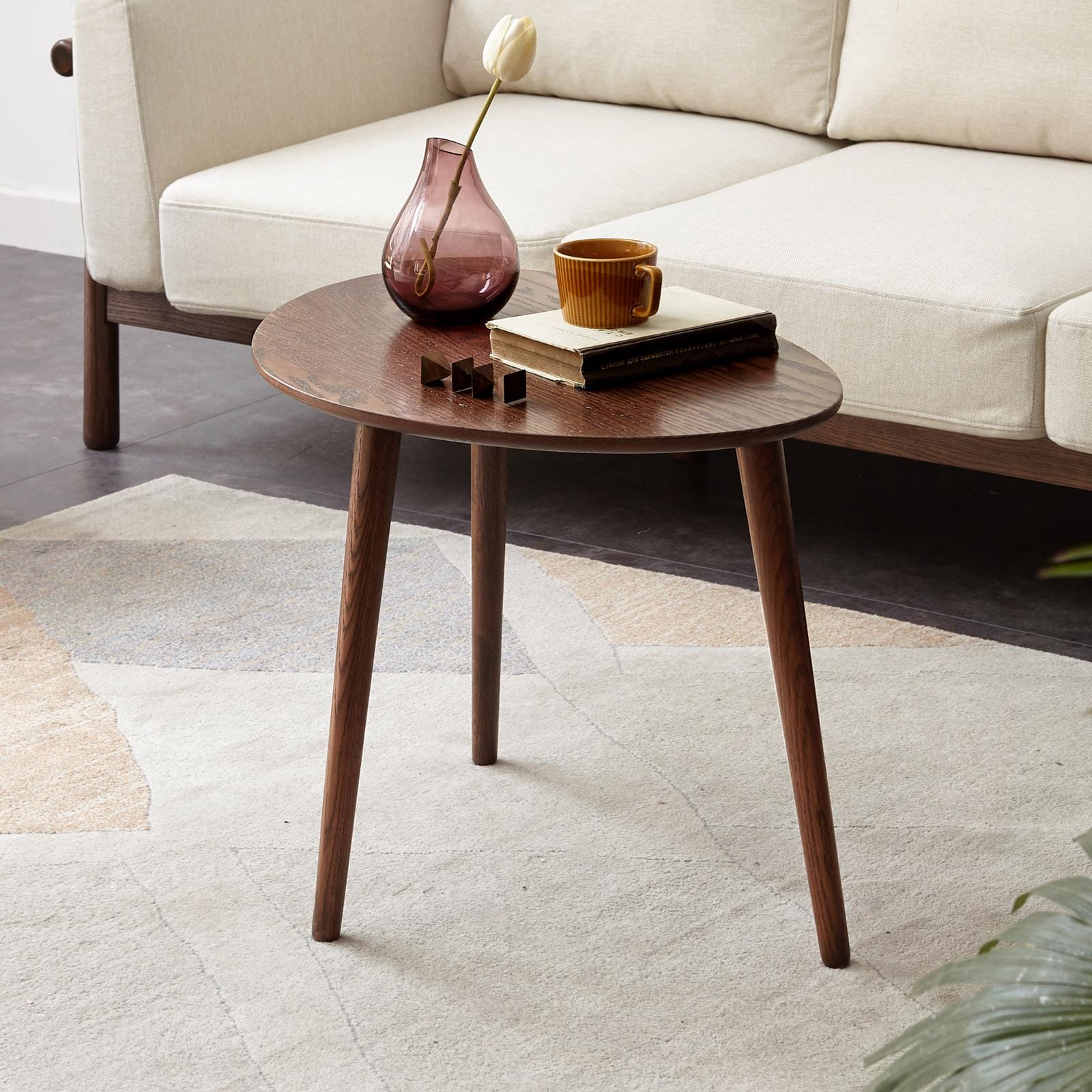 Bayfeve BF-352432-IN Wooden Coffee Table Oak Oak Wood Modern Coffee Table