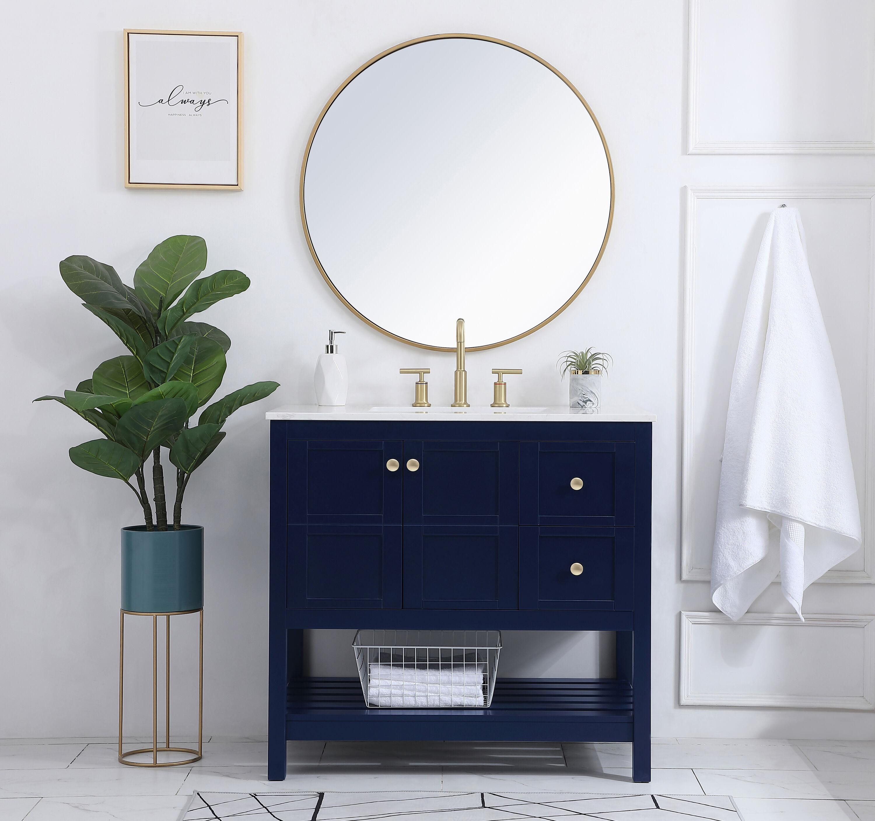 Elegant Decor FI49236BL Bath-Vanity-Combo - View #9