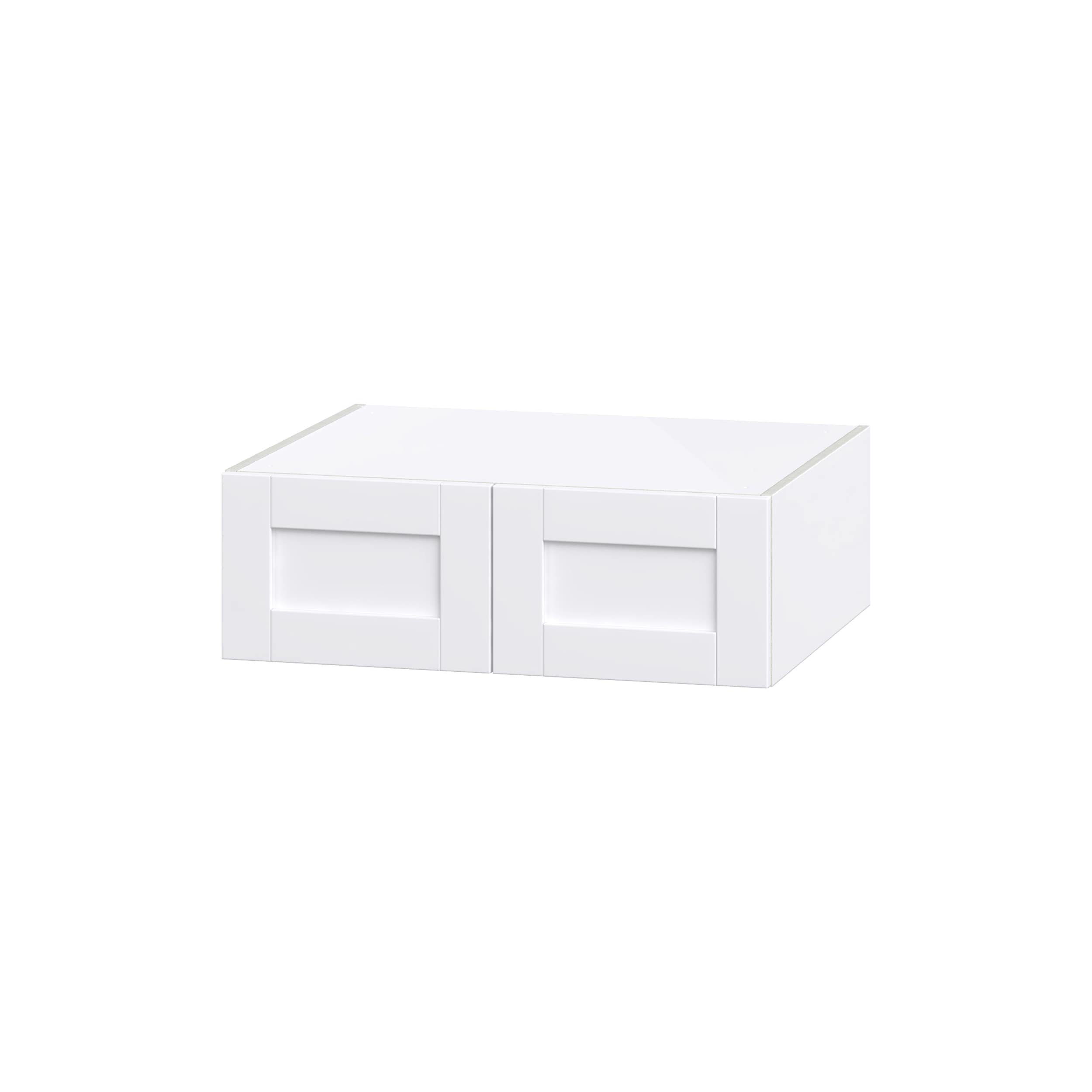 Hugo&Borg DSW301024-RM Rosemont 30-in W x 10-in H x 24-in D Glacier White Wall Fully assembled Cabinet (Flat Panel Shaker)