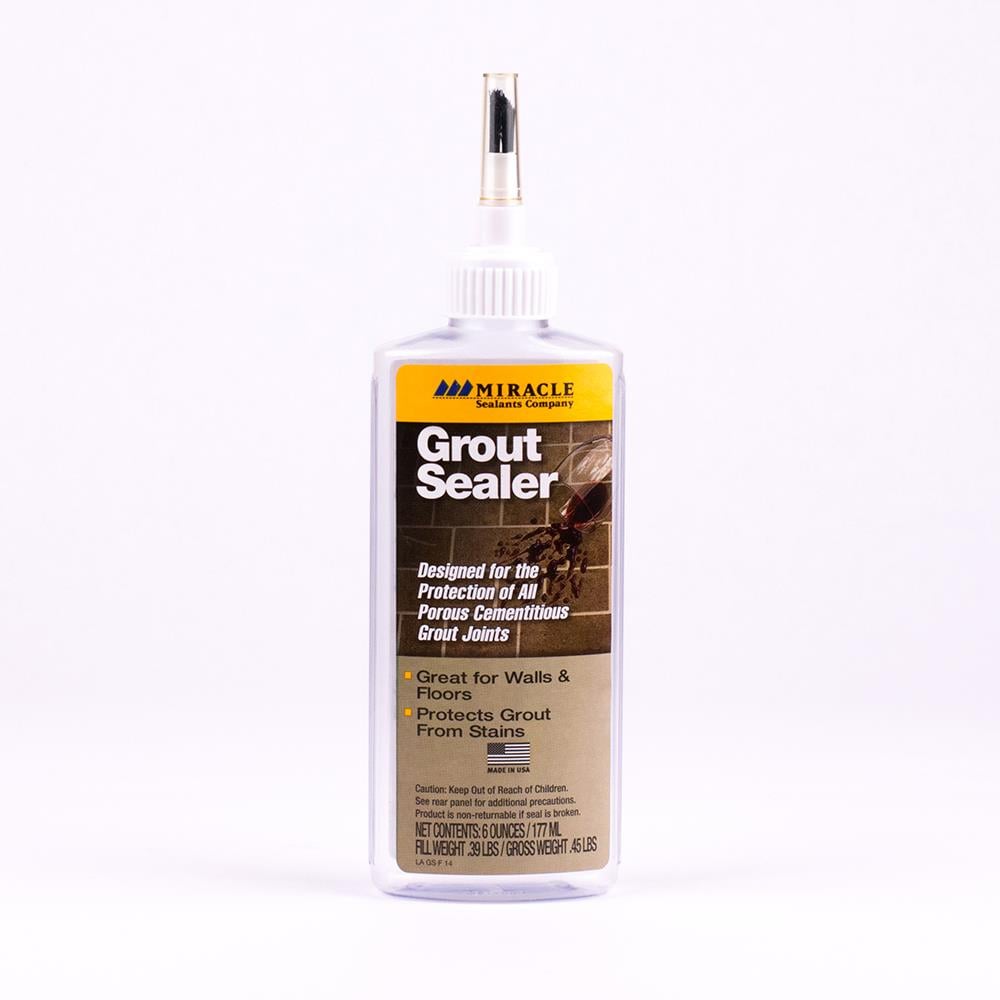 Miracle Sealants 6 Fl Oz Clear Grout Sealer Squeeze Bottle In The   09742141 