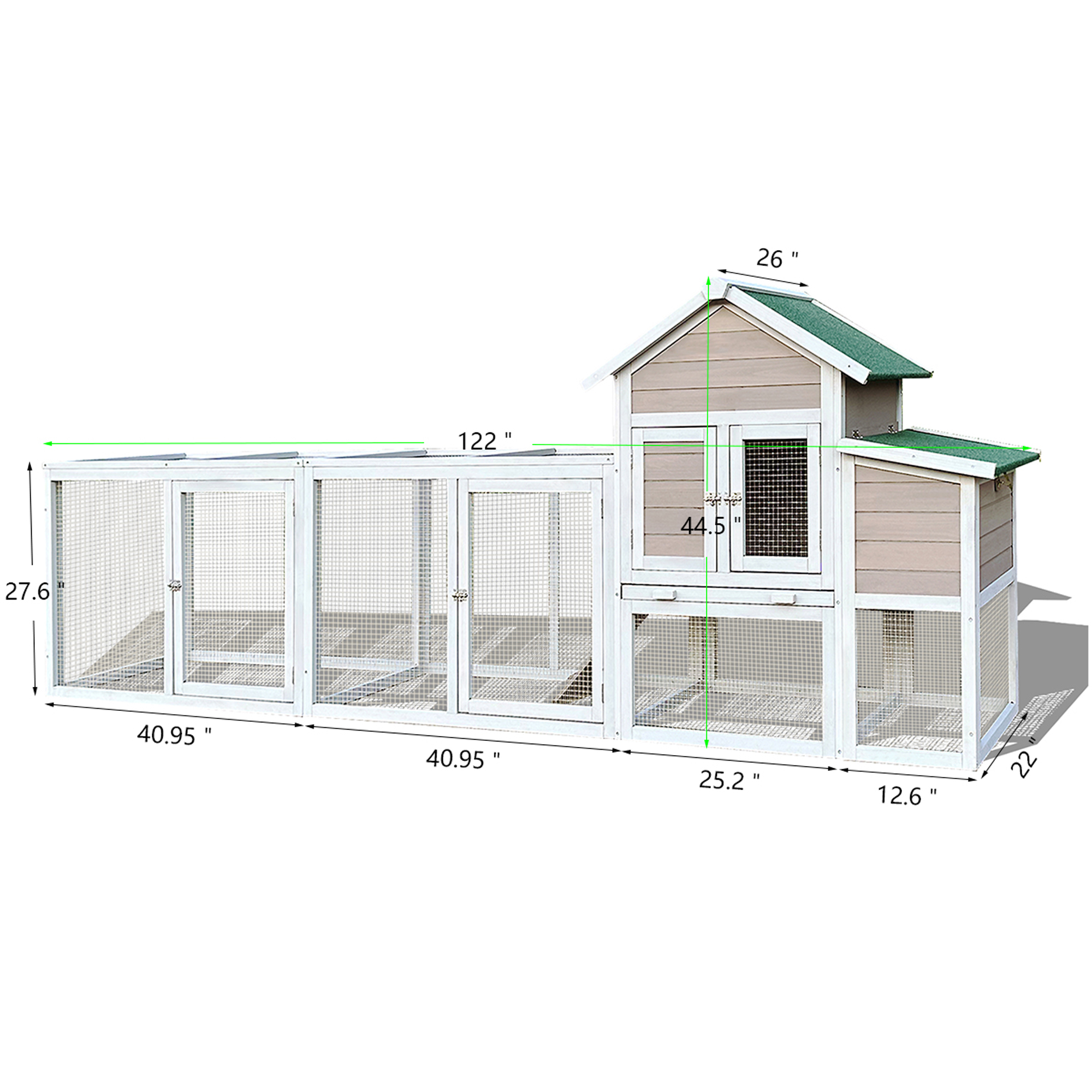 Gaierptone CRXYV99LY0U Chicken-Coops-Rabbit-Hutches - View #7