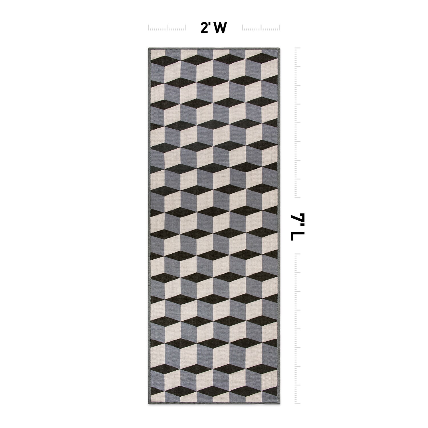 World Rug Gallery 9016GRAY2X7 rugs - View #4