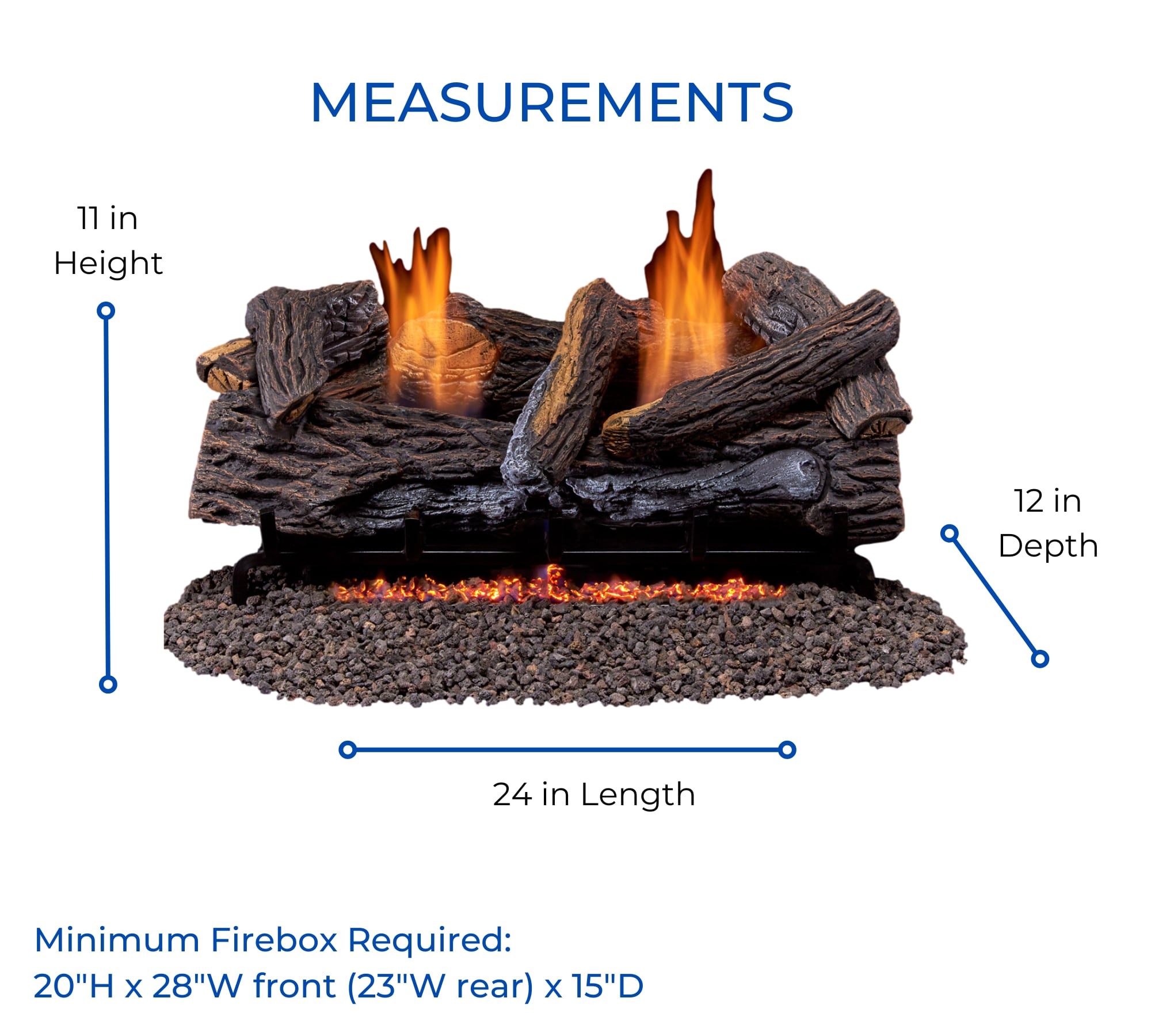 Duluth Forge DLS-24R-2 Gas-Logs - View #6