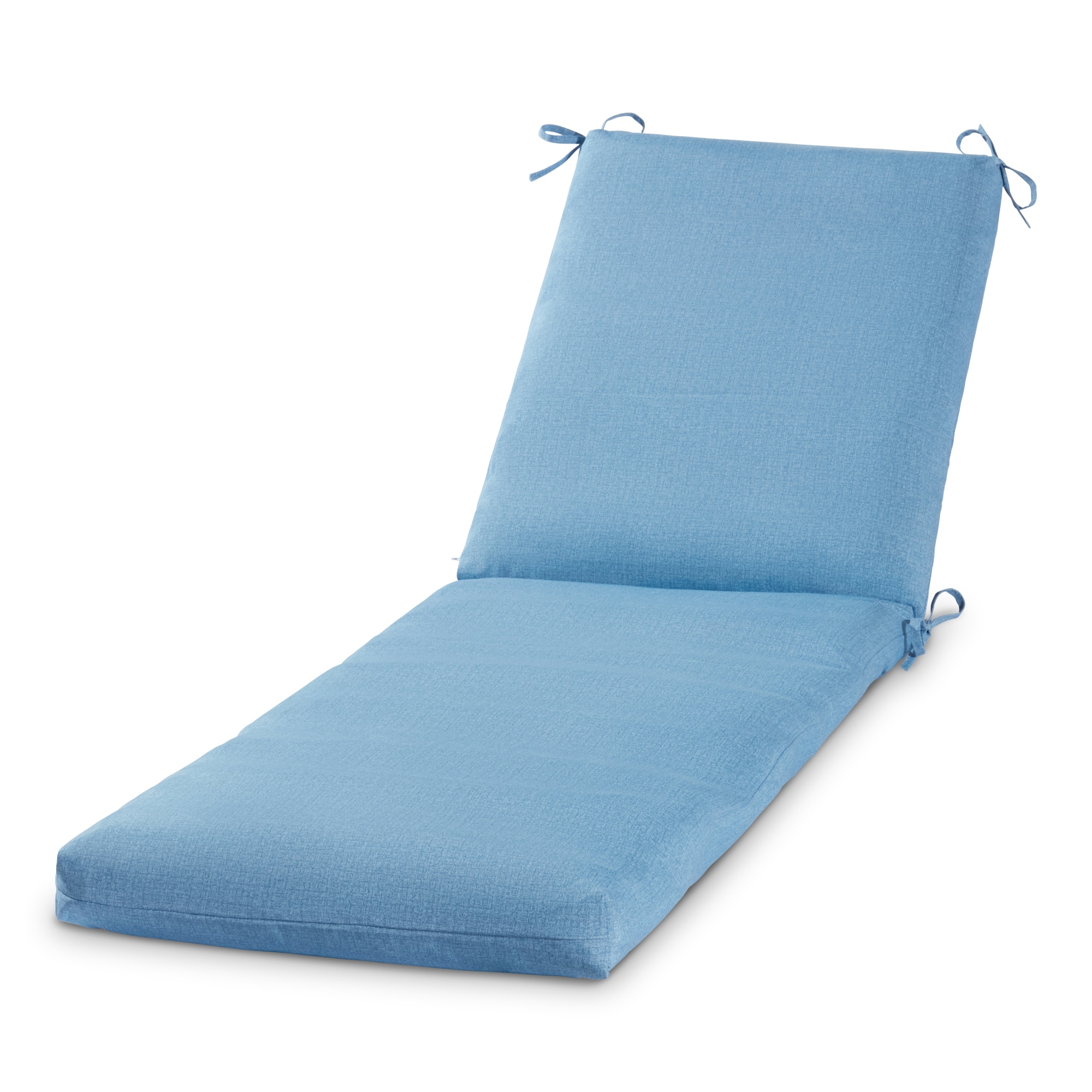 Greendale Home Fashions OC2802-DENIM Outdoor 44-in x 23-in Denim Patio chaise lounge chair cushion