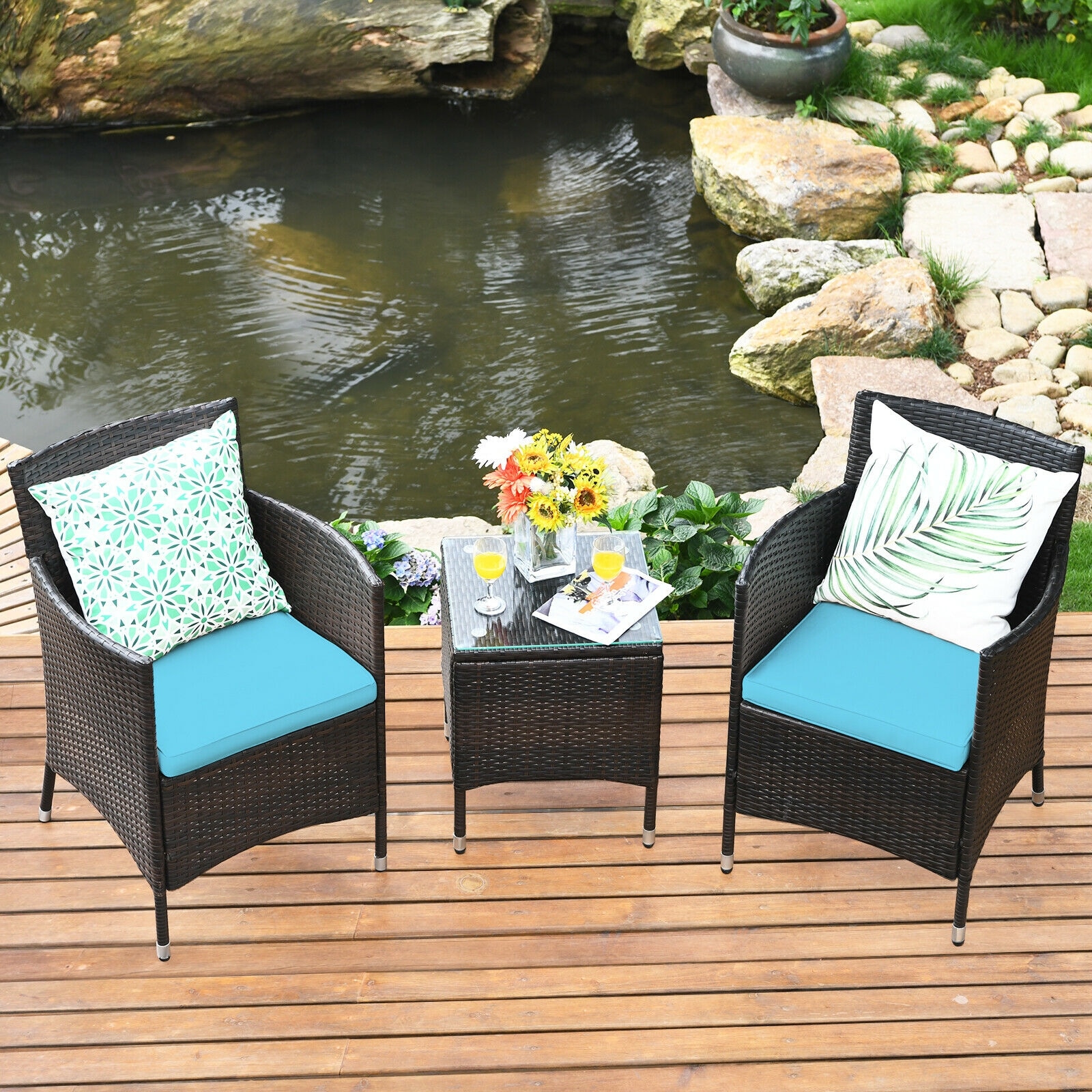 Forclover HBV-850TU Patio-Conversation-Sets - View #2