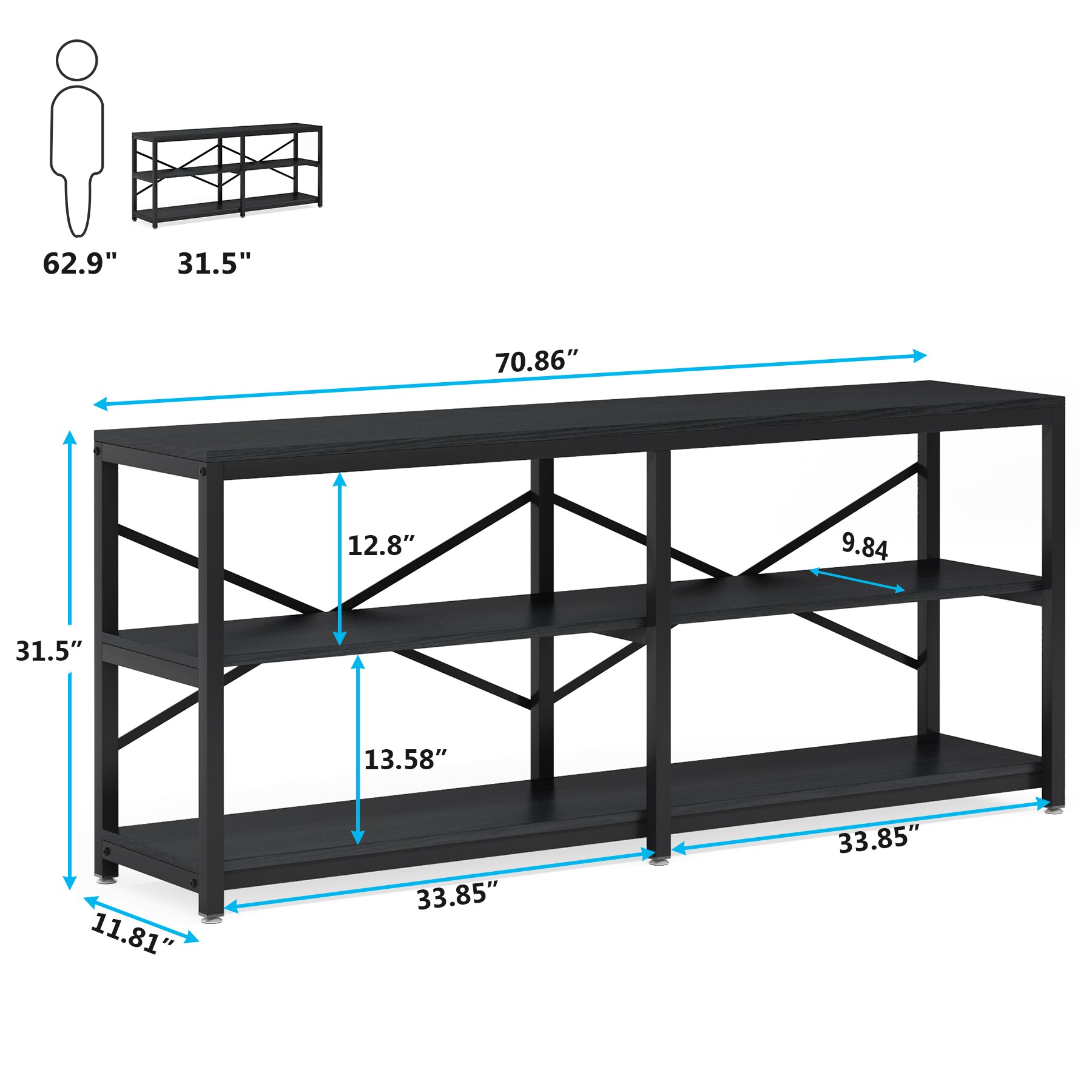 Fnova LWTJ-J0106X Console-Sofa-Tables - View #3
