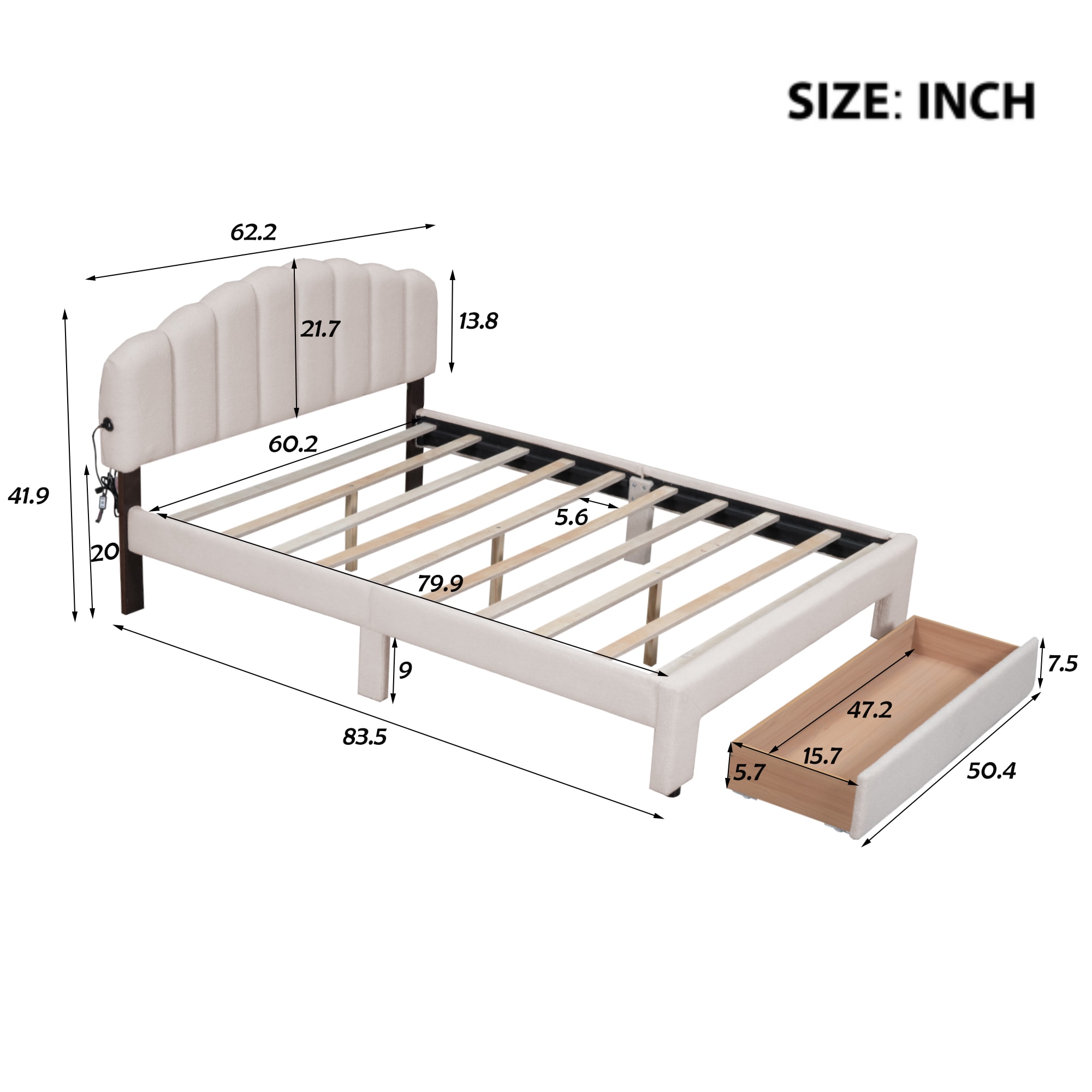 ModernLuxe L3P-WF309187AAA beds - View #7