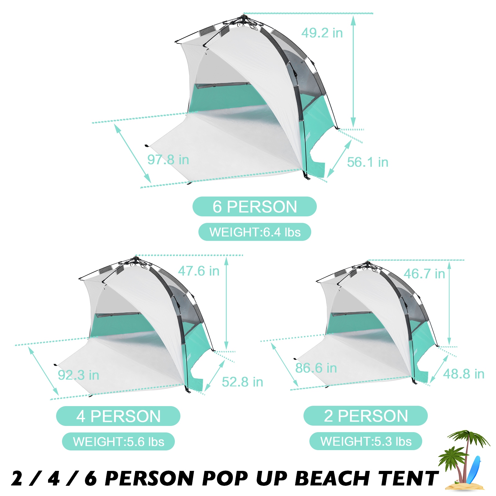 GARSING MANSADER-BSA-2-3P-GG tents - View #5