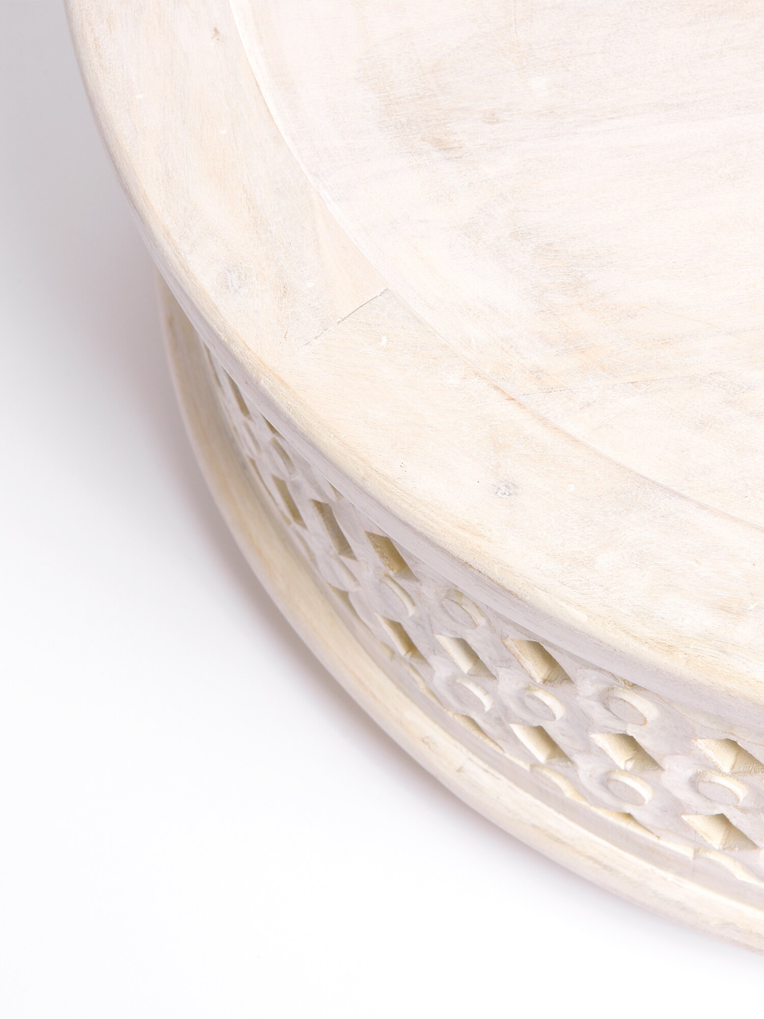Best Home Fashion TABLE-RR09-WHITE End-Tables - View #5