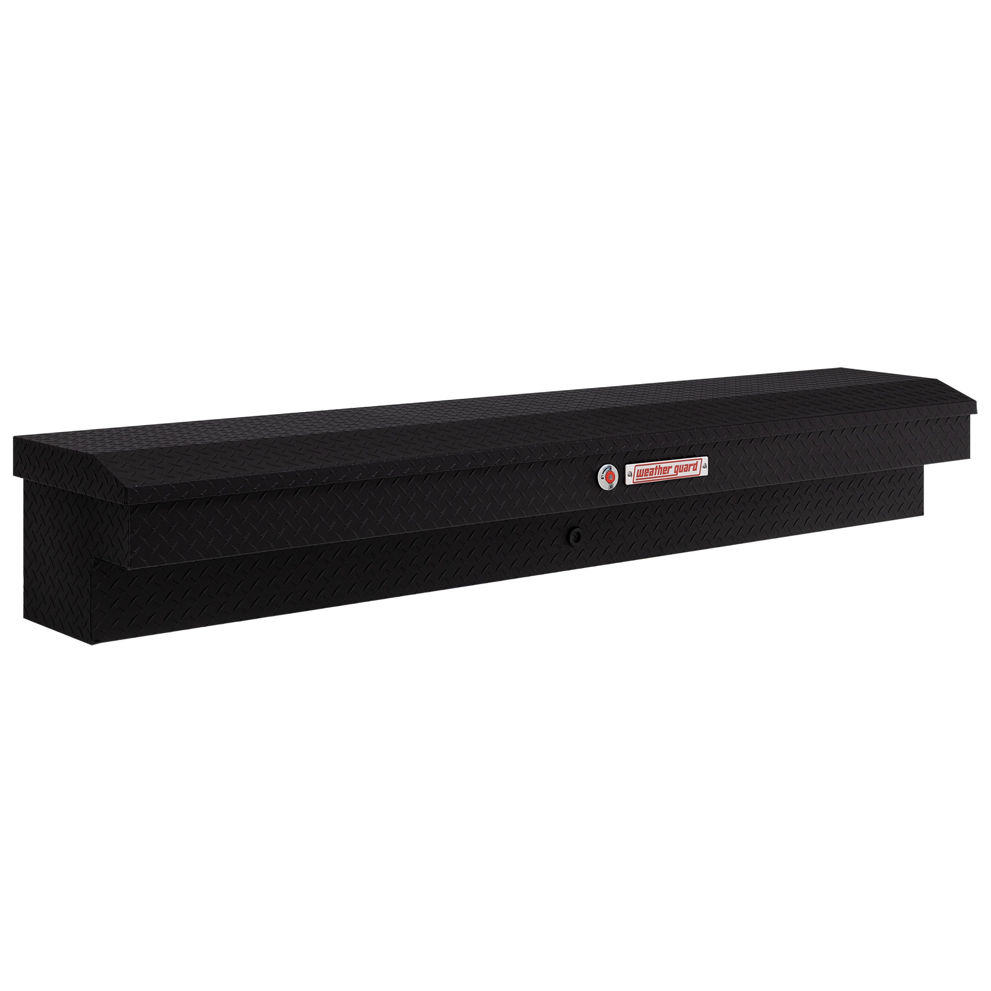 WEATHER GUARD 164-52-04 87-in x 17-in x 13-in Textured-Matte-Black Aluminum Side mount Truck Tool Box