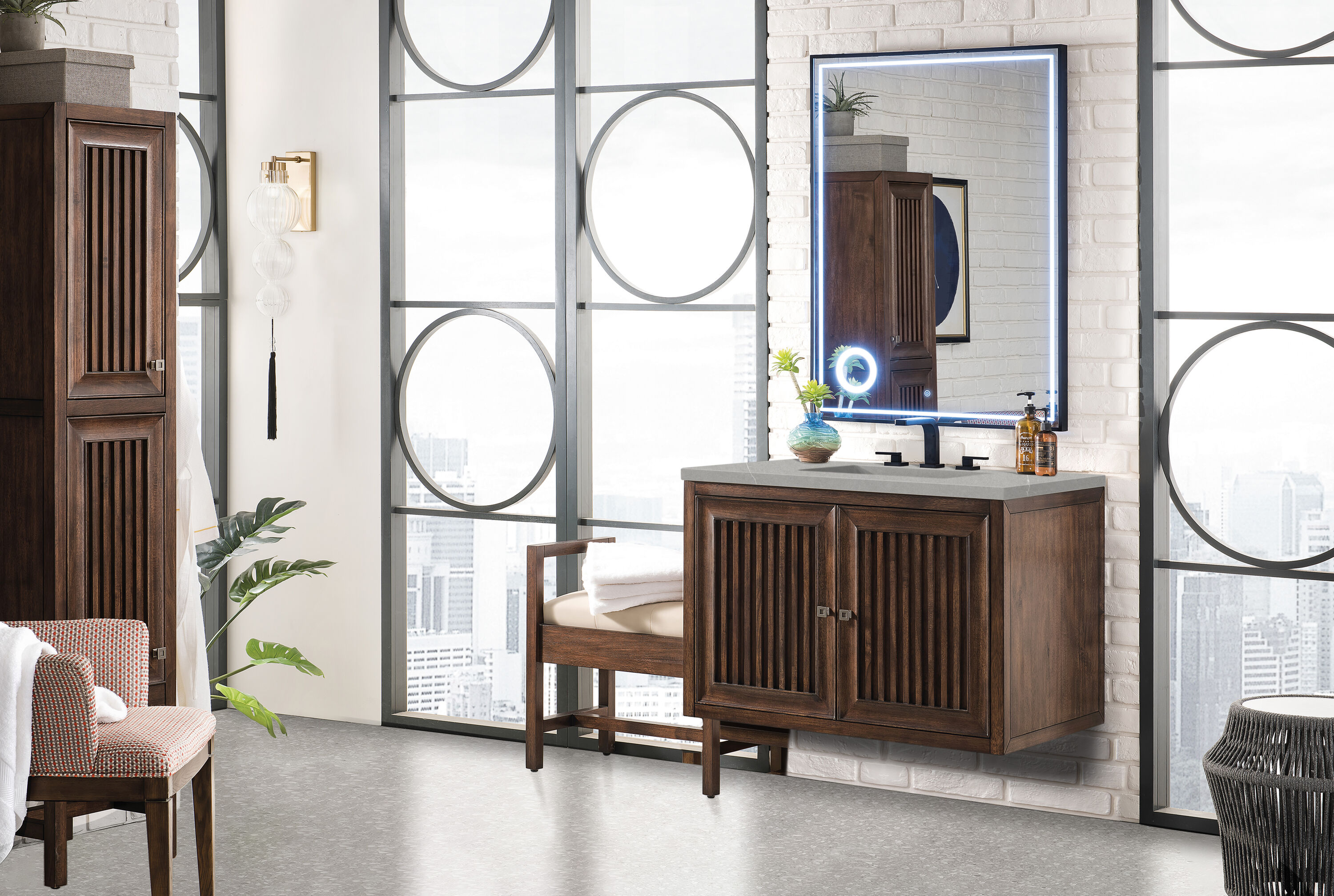 James Martin Vanities E645-V36-MCA-3ESR Bath-Vanity-Combo - View #4