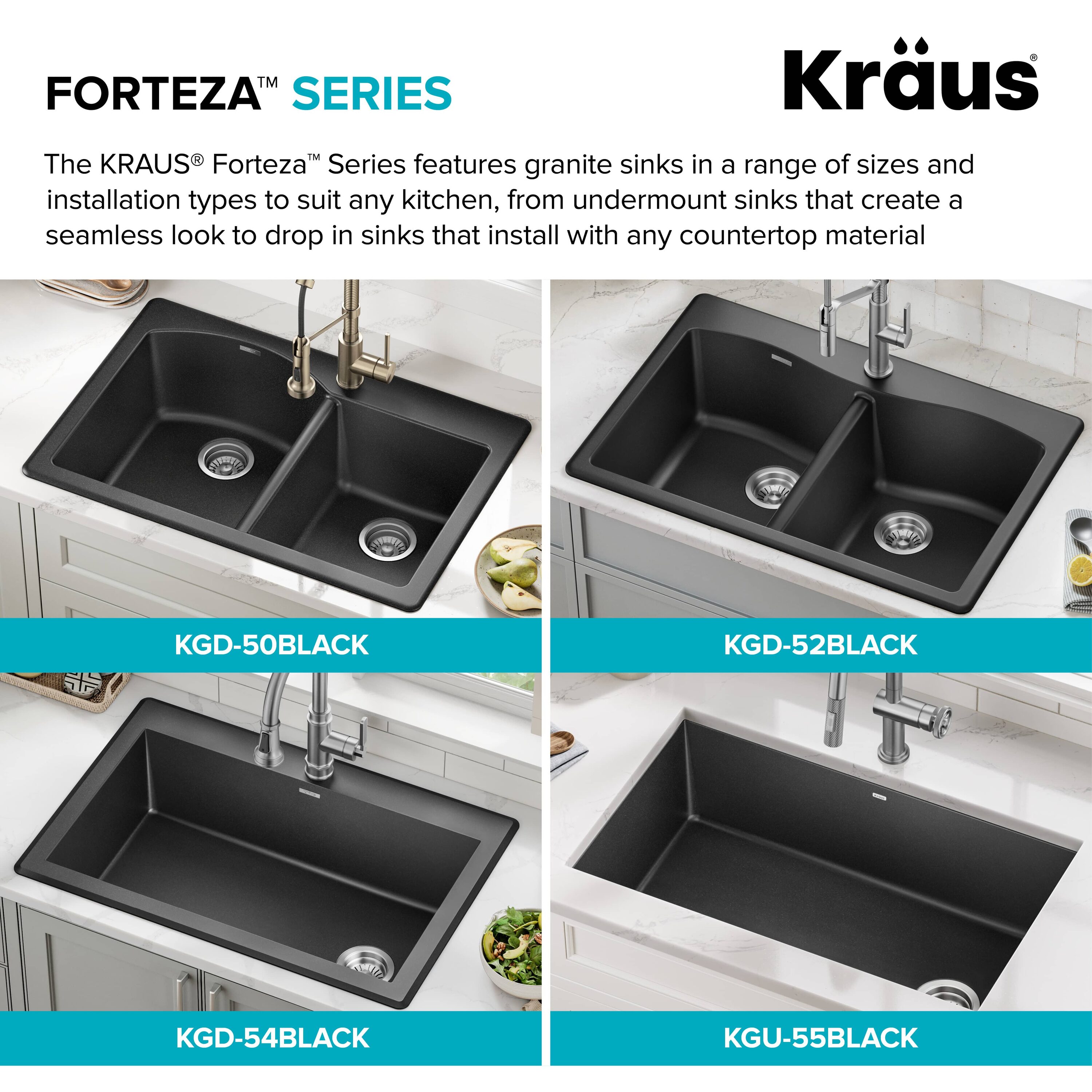 Kraus KGD-50GREY Kitchen-Sinks - View #15