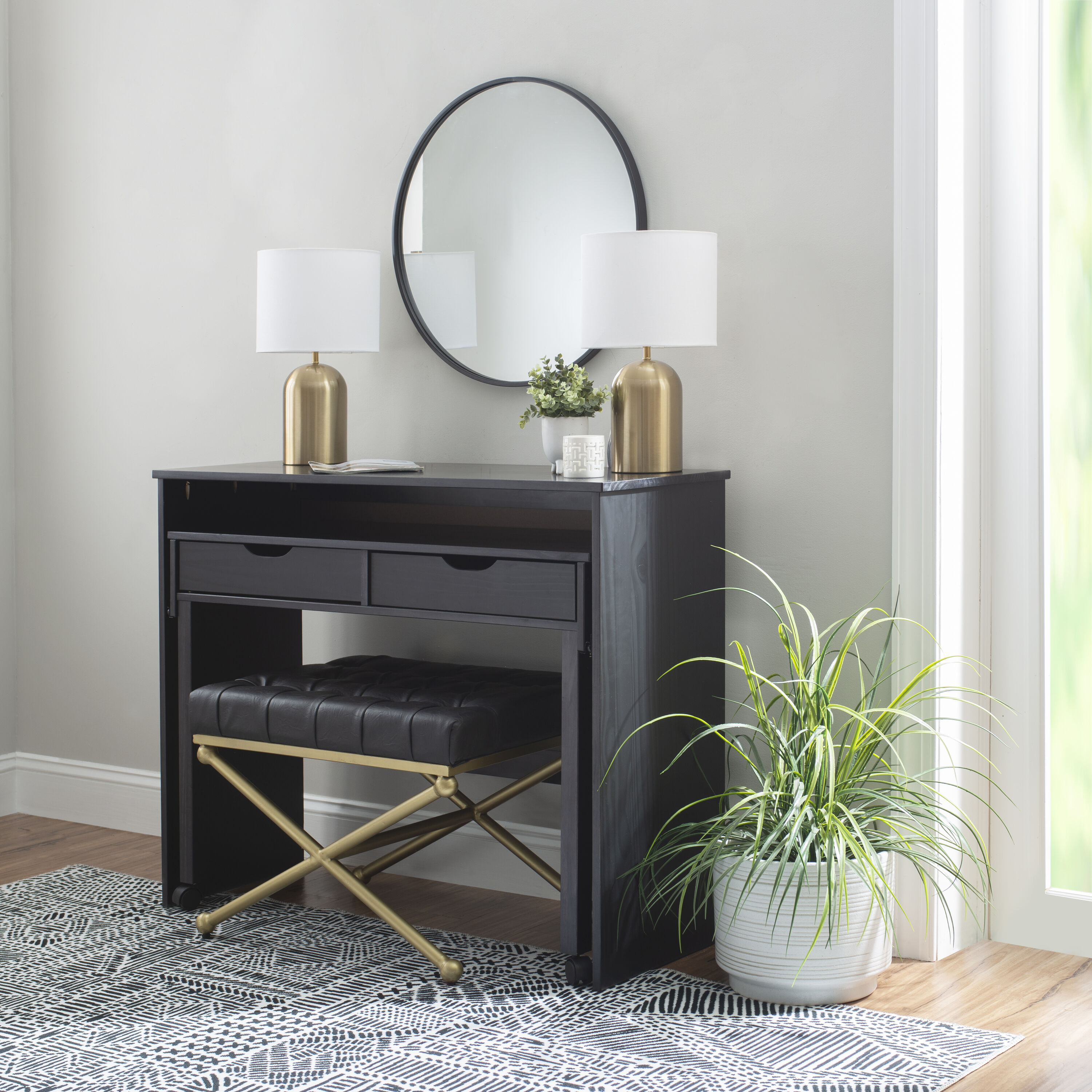 Linon DK115BLK01U desks - View #4