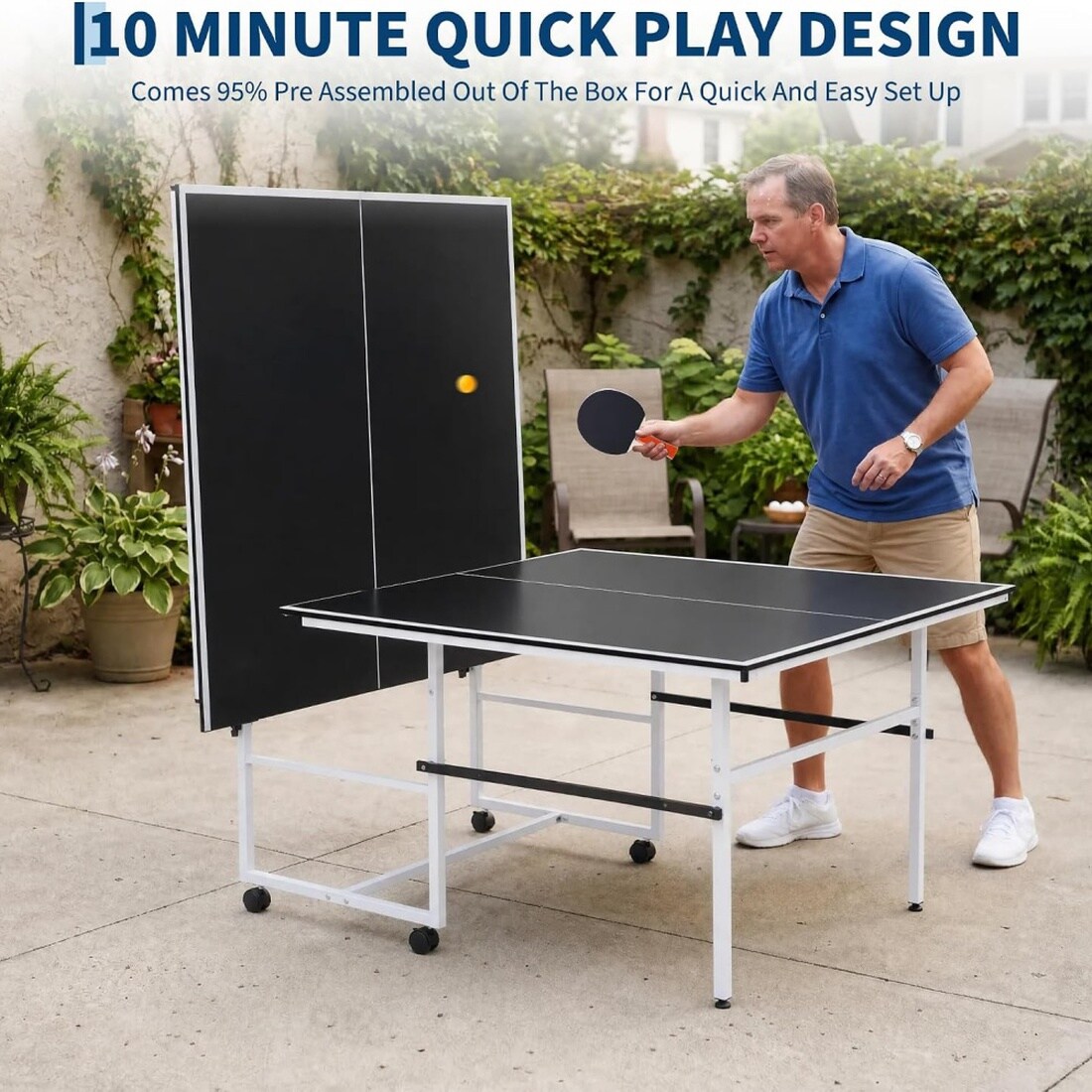 Garvee CPO7TK2DPTXN72KXJ Ping-Pong-Table - View #4
