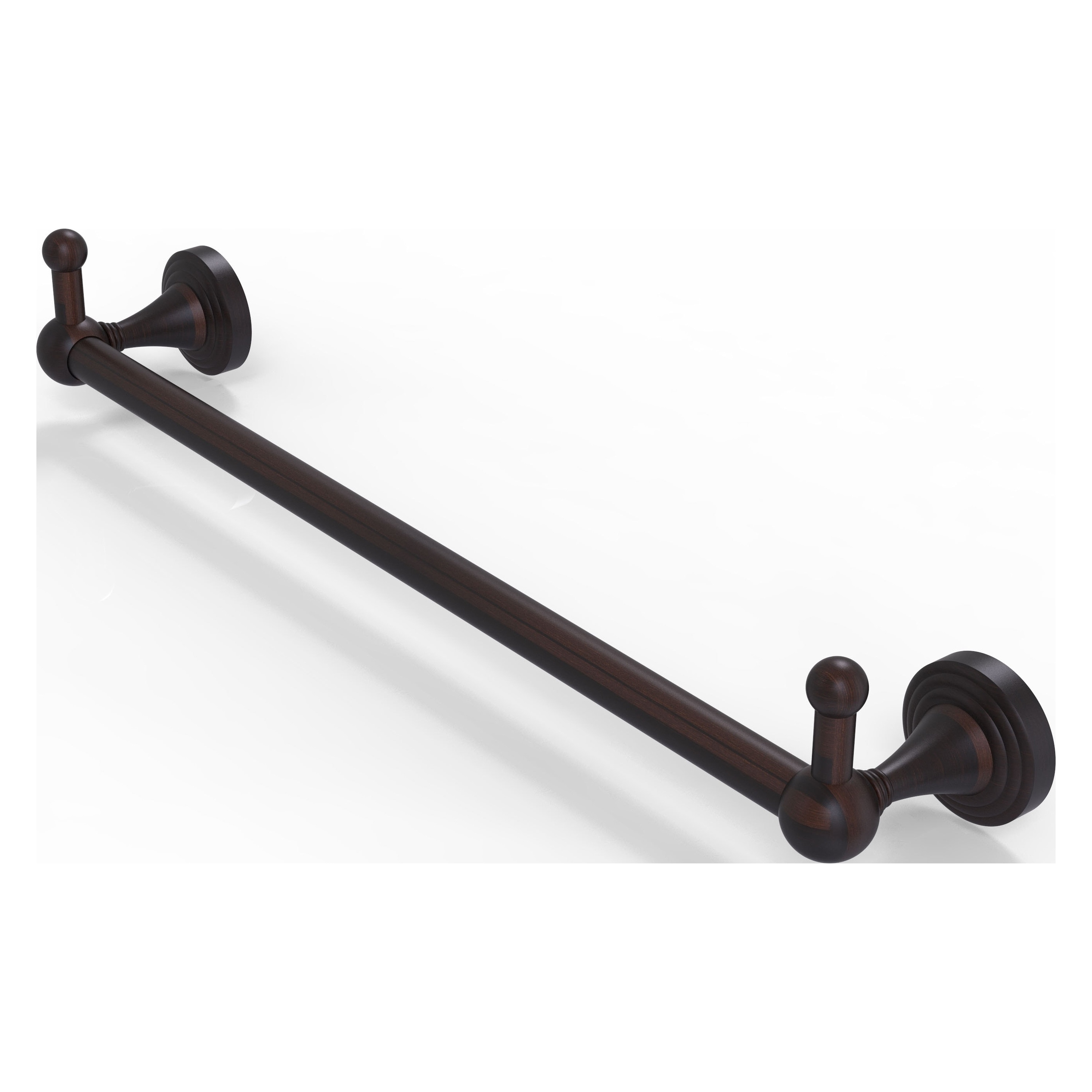 Allied Brass SG-41-36-PEG-VB Sag Harbor 36-in Venetian Bronze Wall mount Single Towel Bar