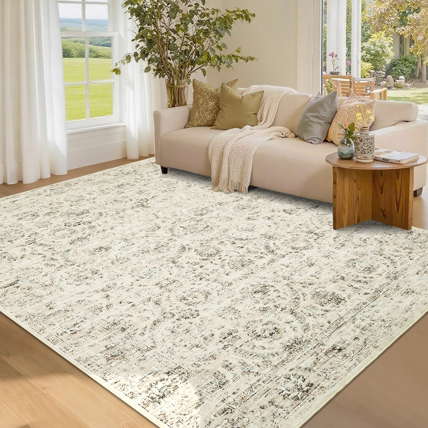 Qeetex SUNNY-PHK-35PLT4DK rugs - View #2