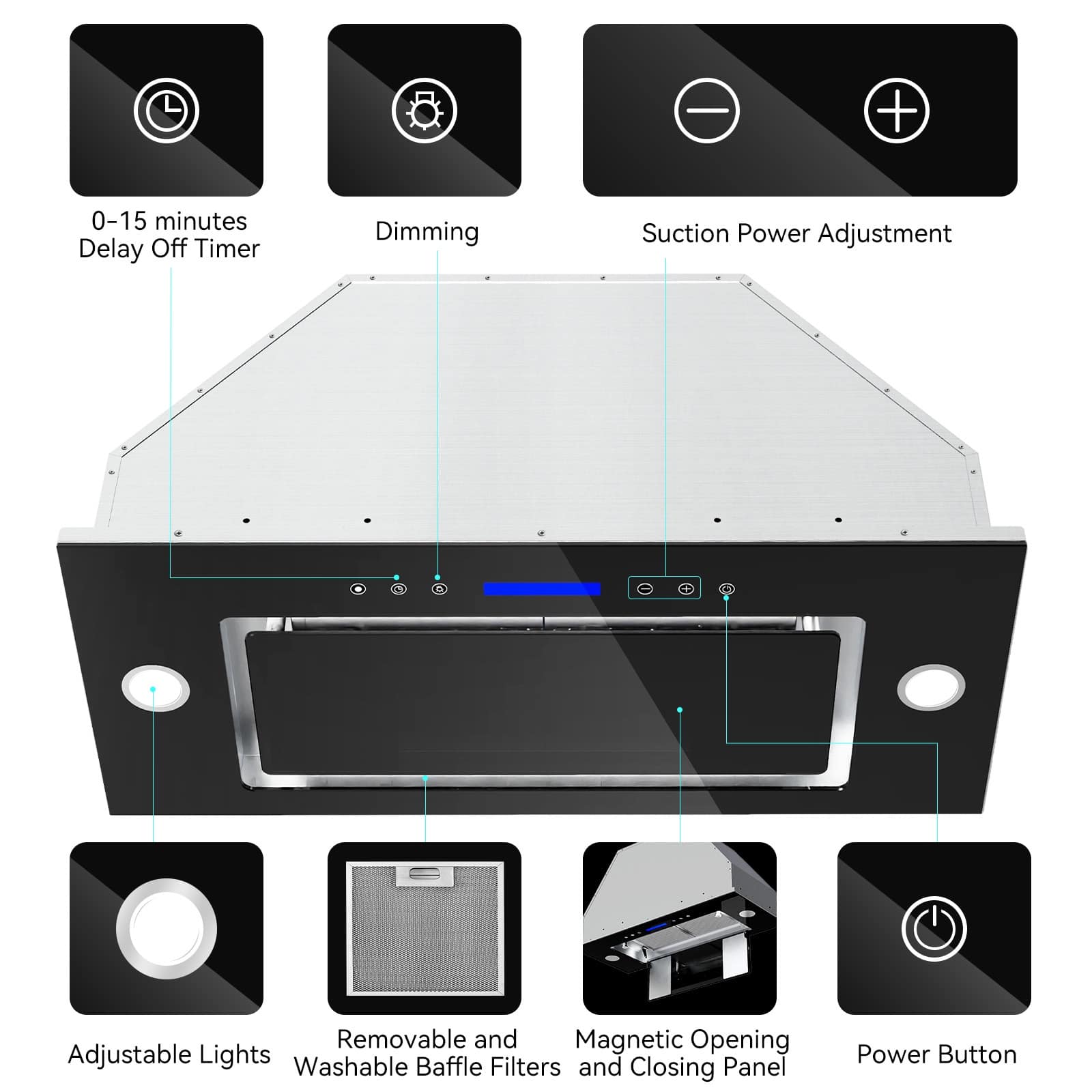 DIVAN DHB01-36BG Undercabinet-Range-Hoods - View #8