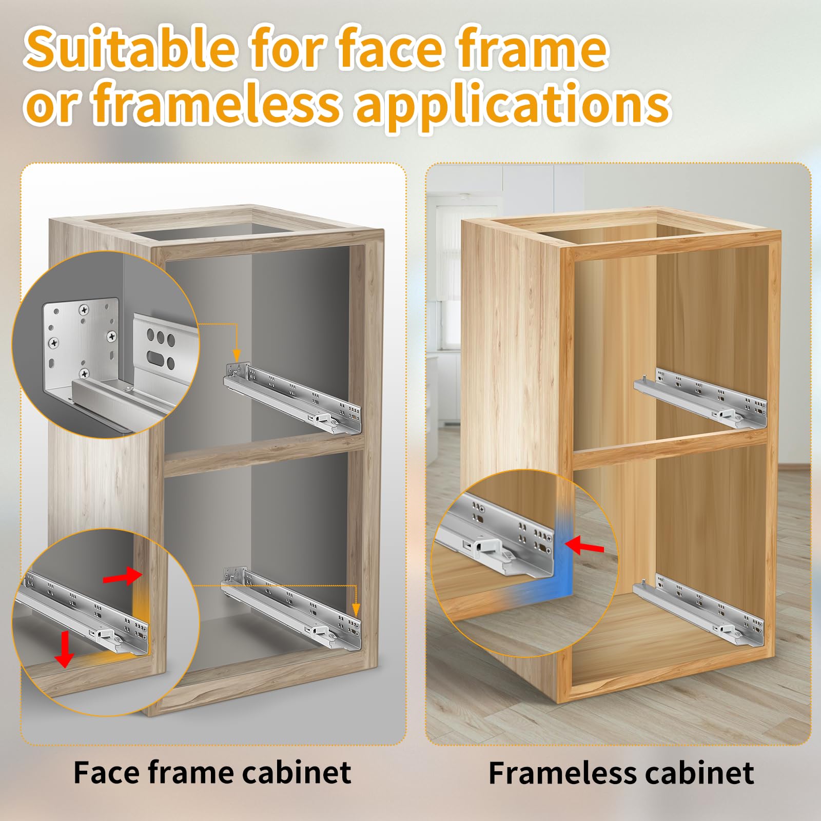 SenQWFa LDC0821C270 Drawer-Slides - View #3