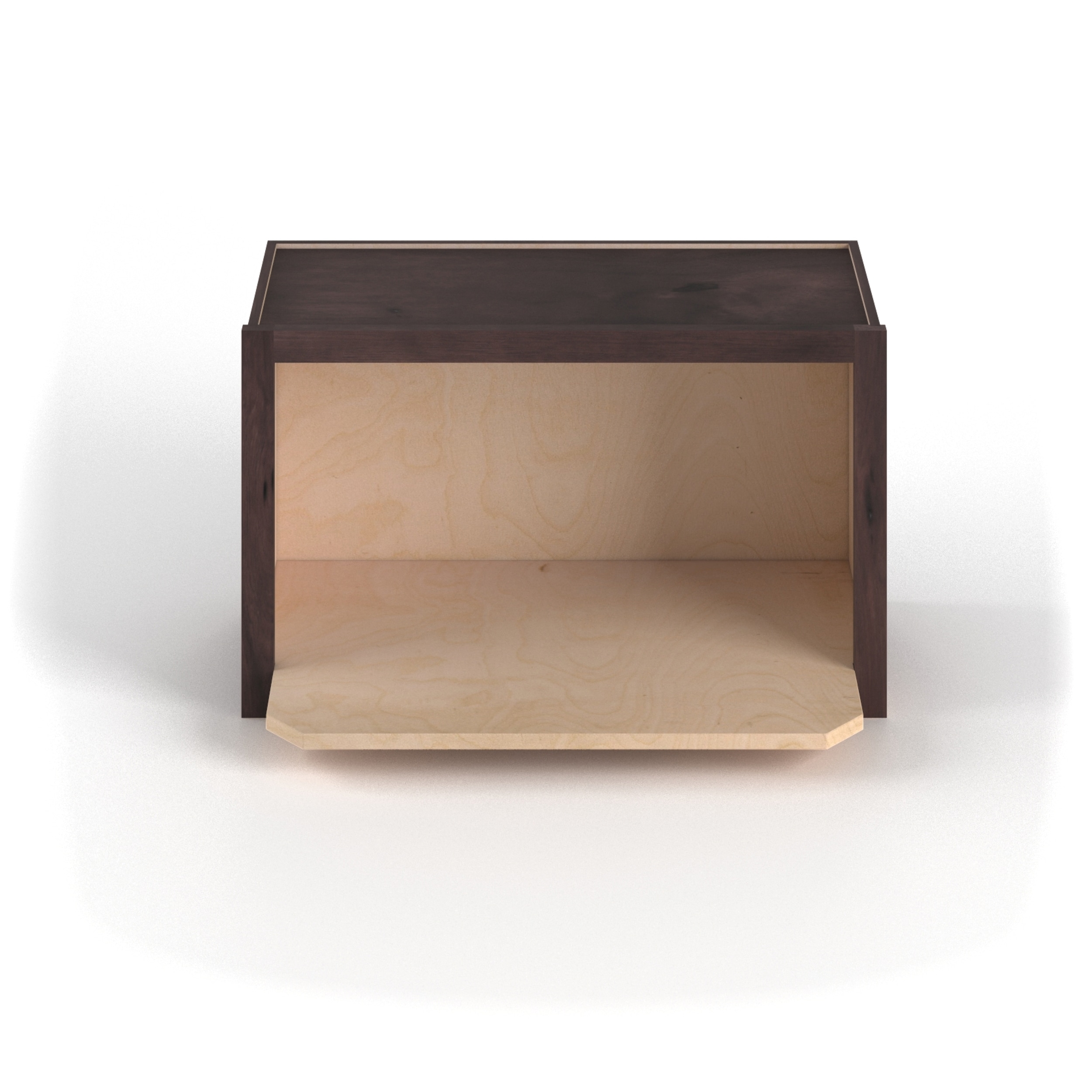 Valleywood Cabinetry 30-in W x 18-in H x 12-in D Rustic Hickory Microwave Wall Ready To Assemble Plywood Cabinet (Flat Panel Style)