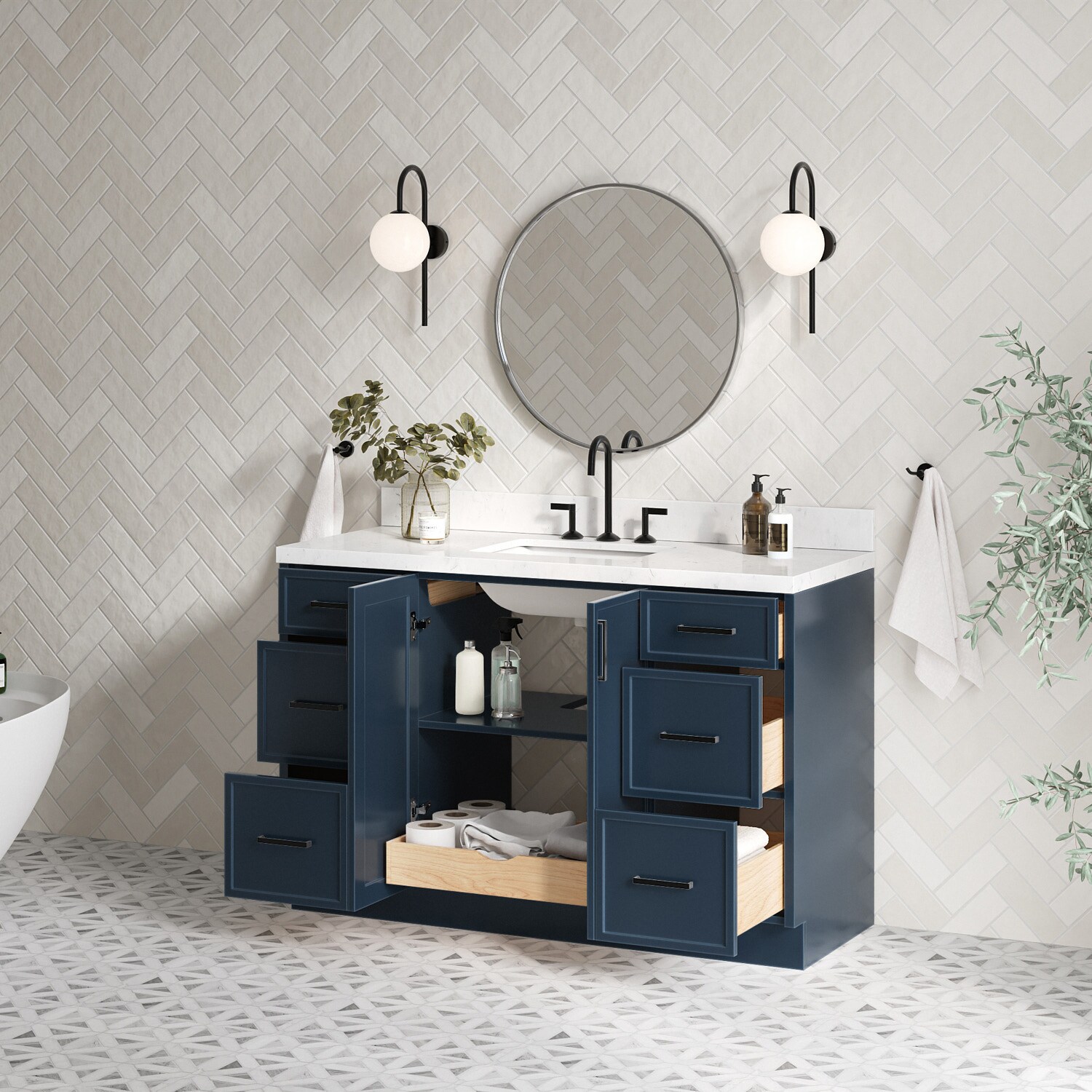 ARIEL K54-BC-MNB vanities - View #3