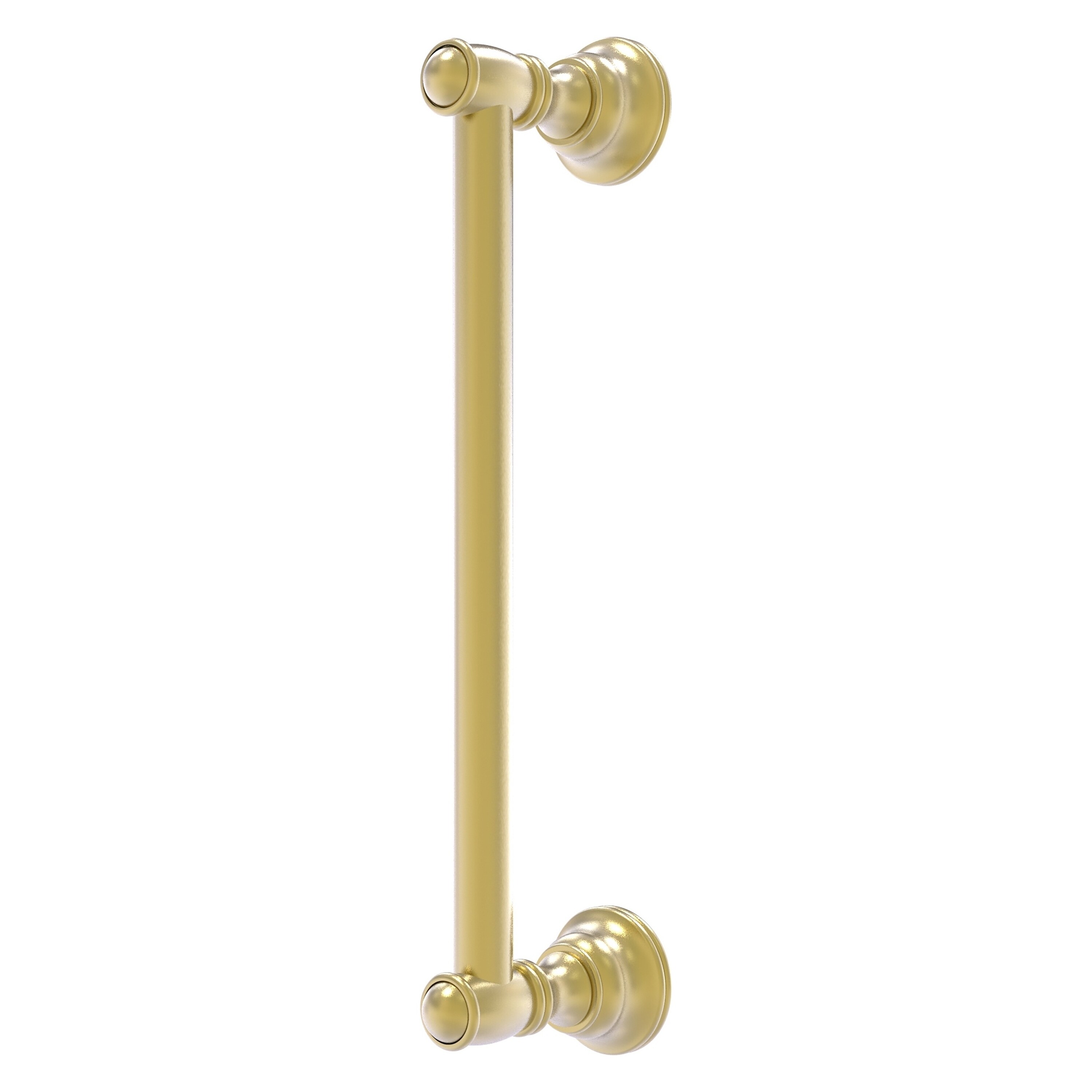 Allied Brass CL-3-12-SBR Carolina 12-in , 305mm Center to Center Satin Brass Dual Mount Cylindrical Bar For Use on Appliances Drawer Pulls